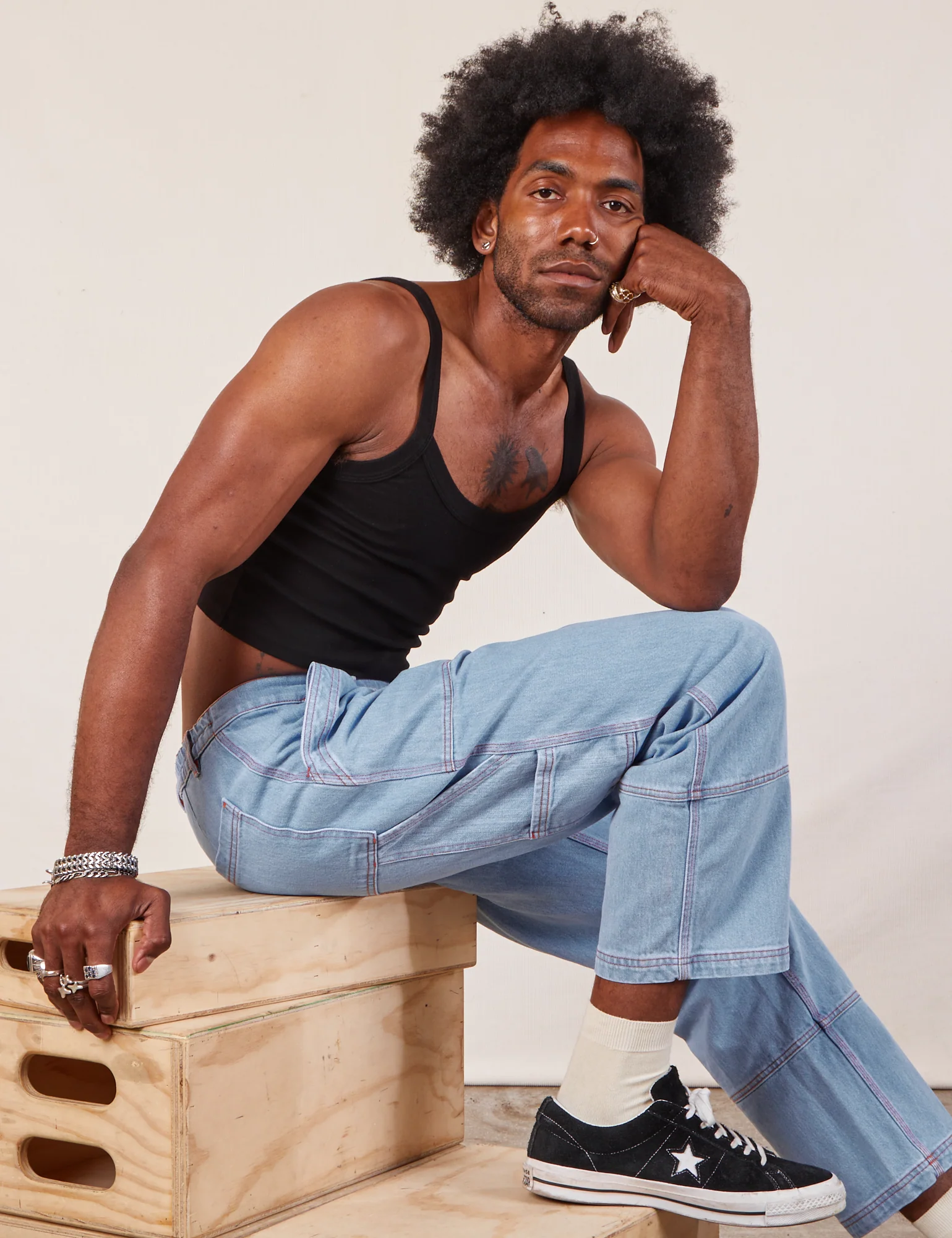 Cropped Cami - Basic Black - Image 12