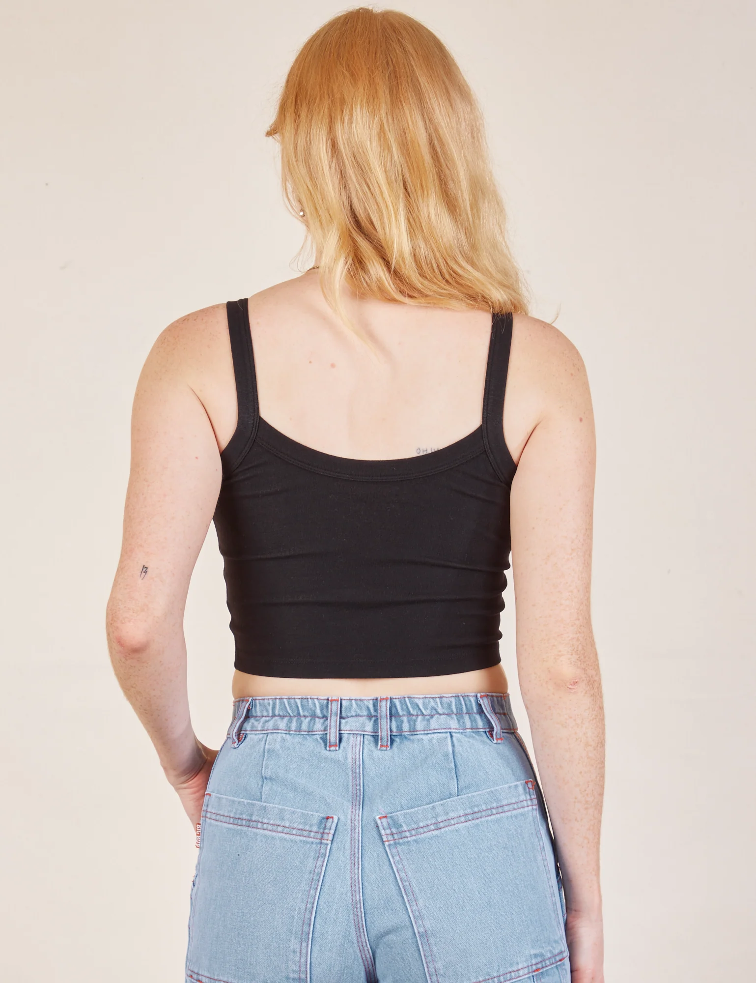 Cropped Cami - Basic Black - Image 21