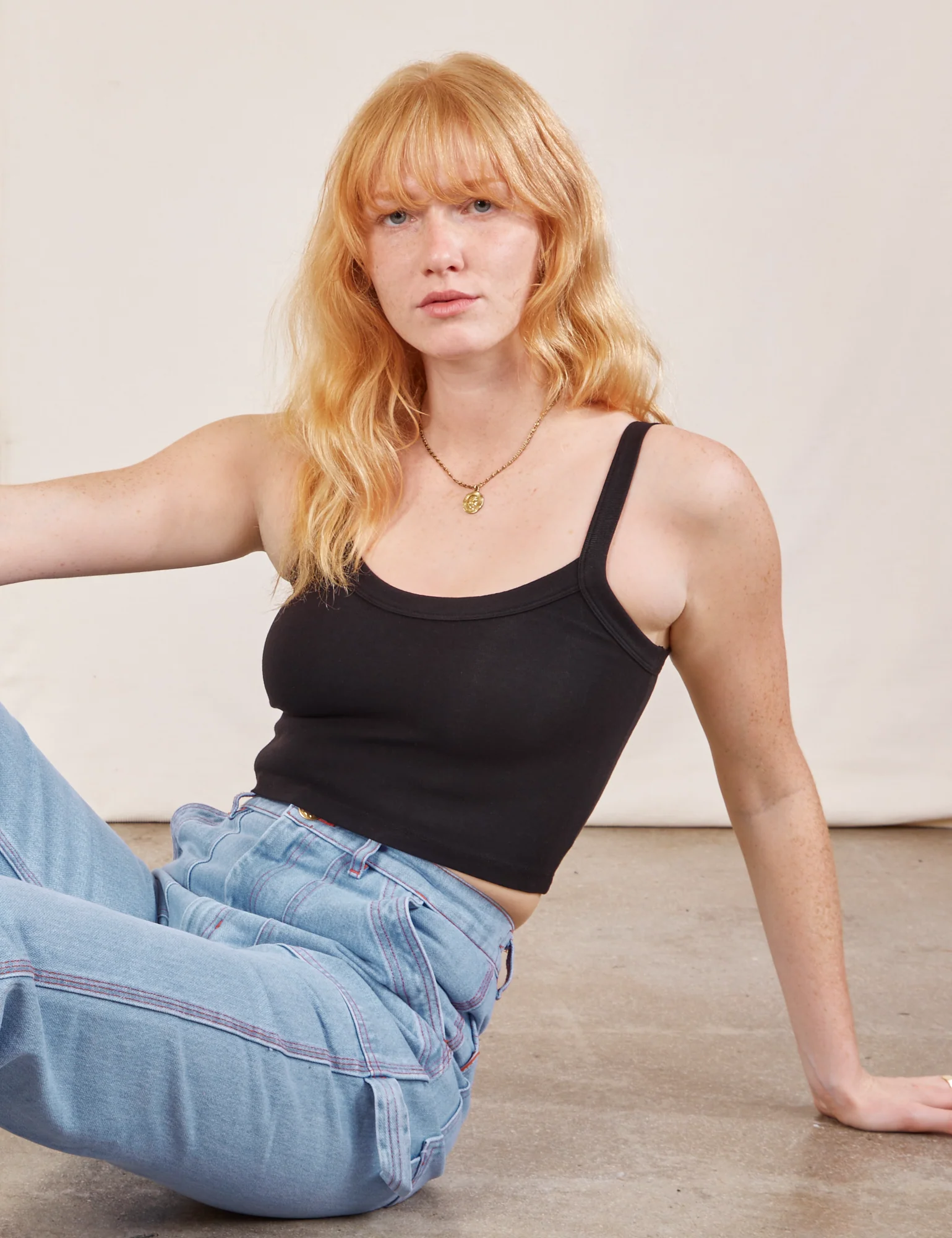 Cropped Cami - Basic Black - Image 22