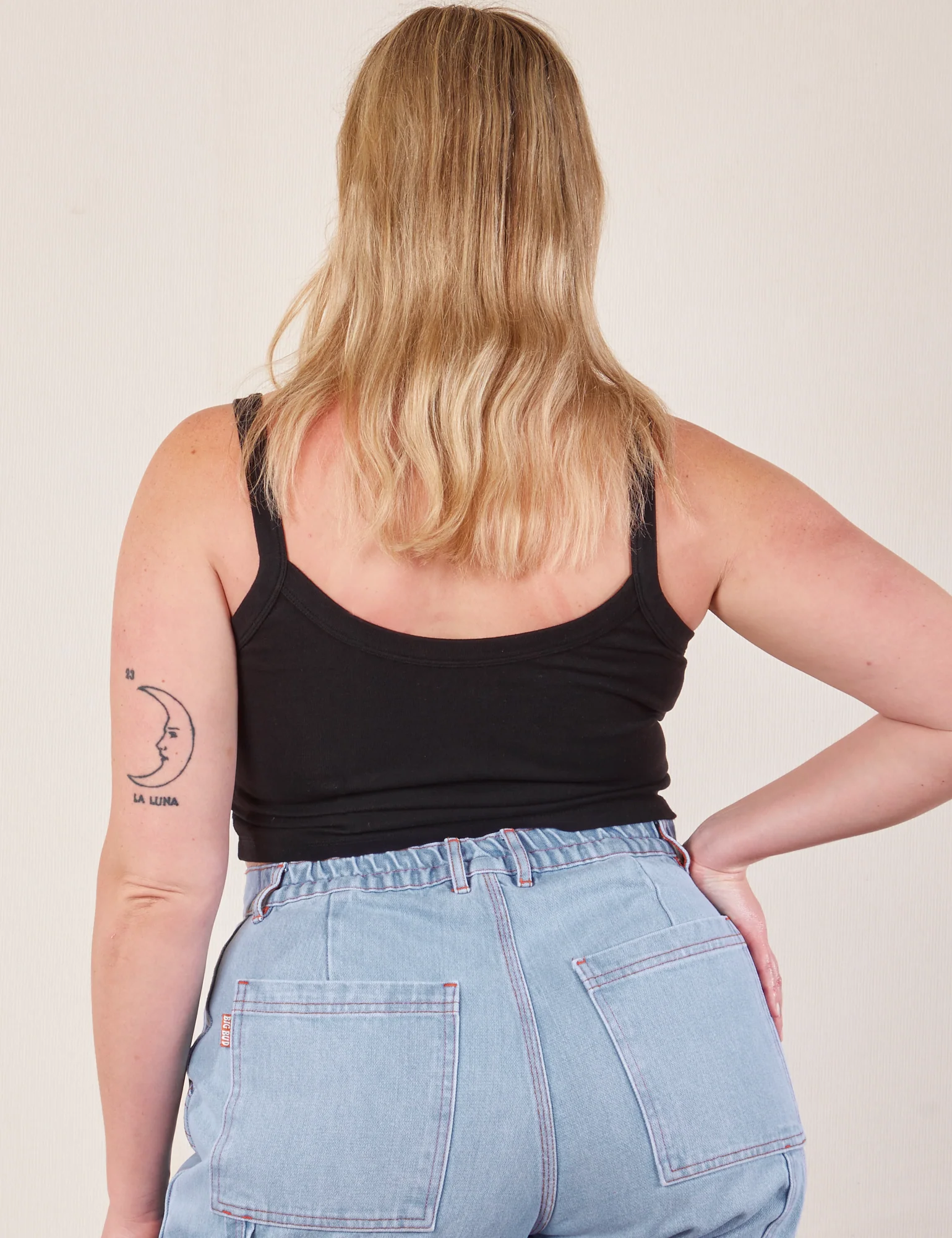 Cropped Cami - Basic Black - Image 7