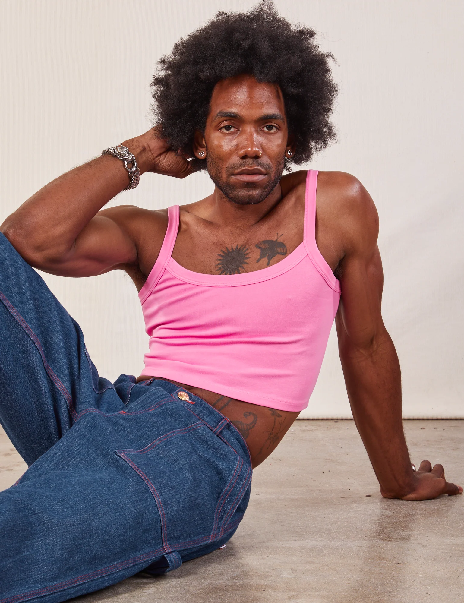 Cropped Cami - Bubblegum Pink - Image 16