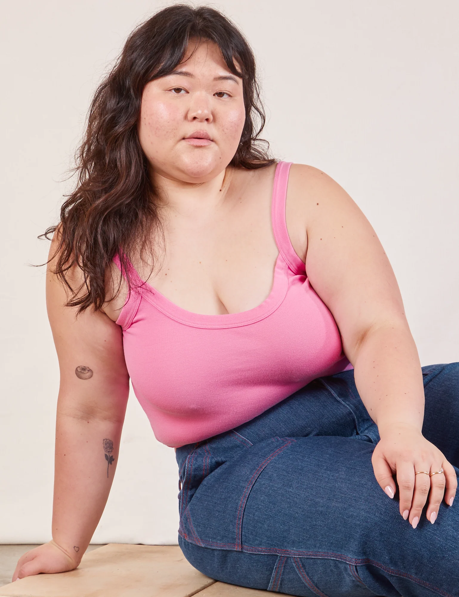 Cropped Cami - Bubblegum Pink - Image 6