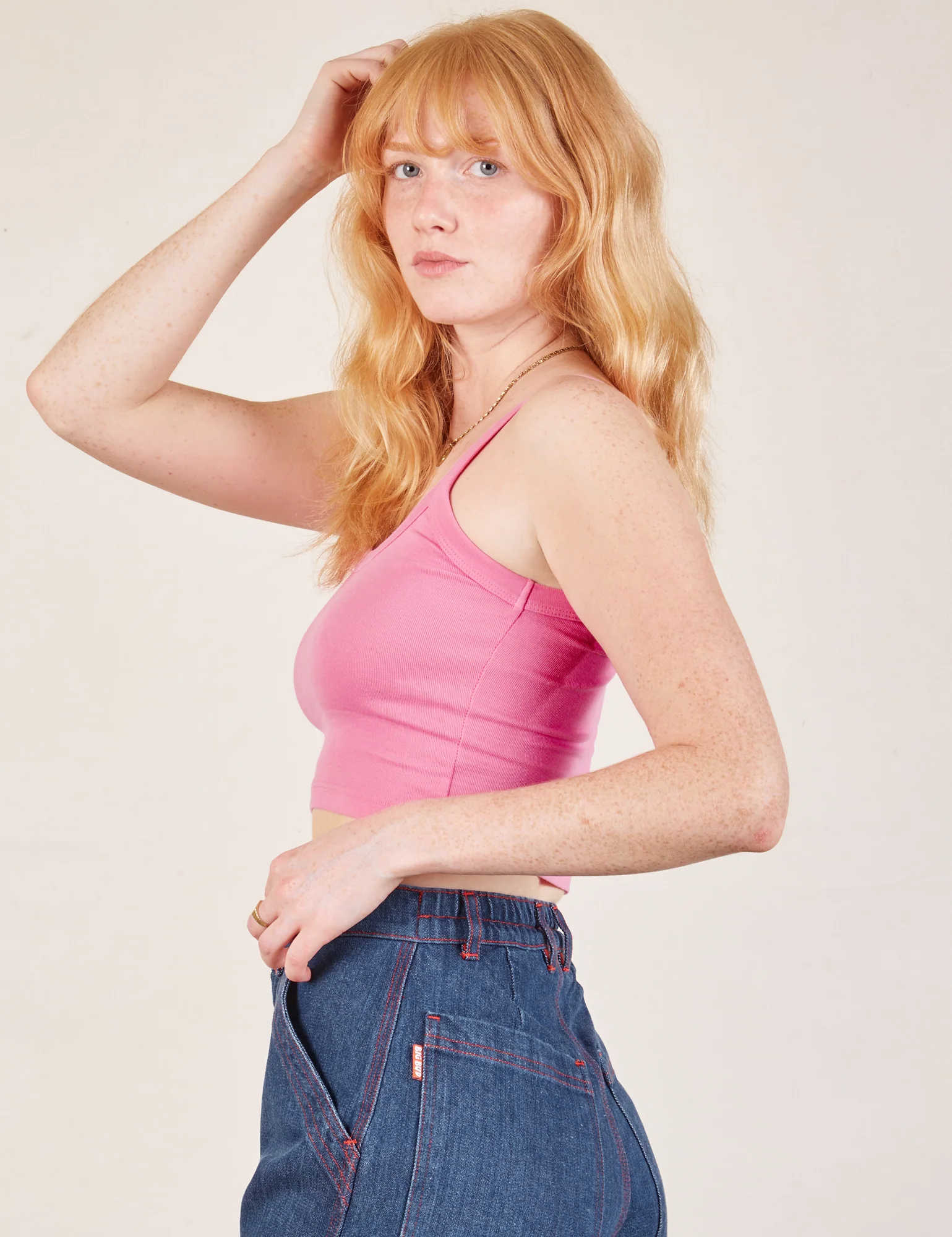 Cropped Cami - Bubblegum Pink - Image 8