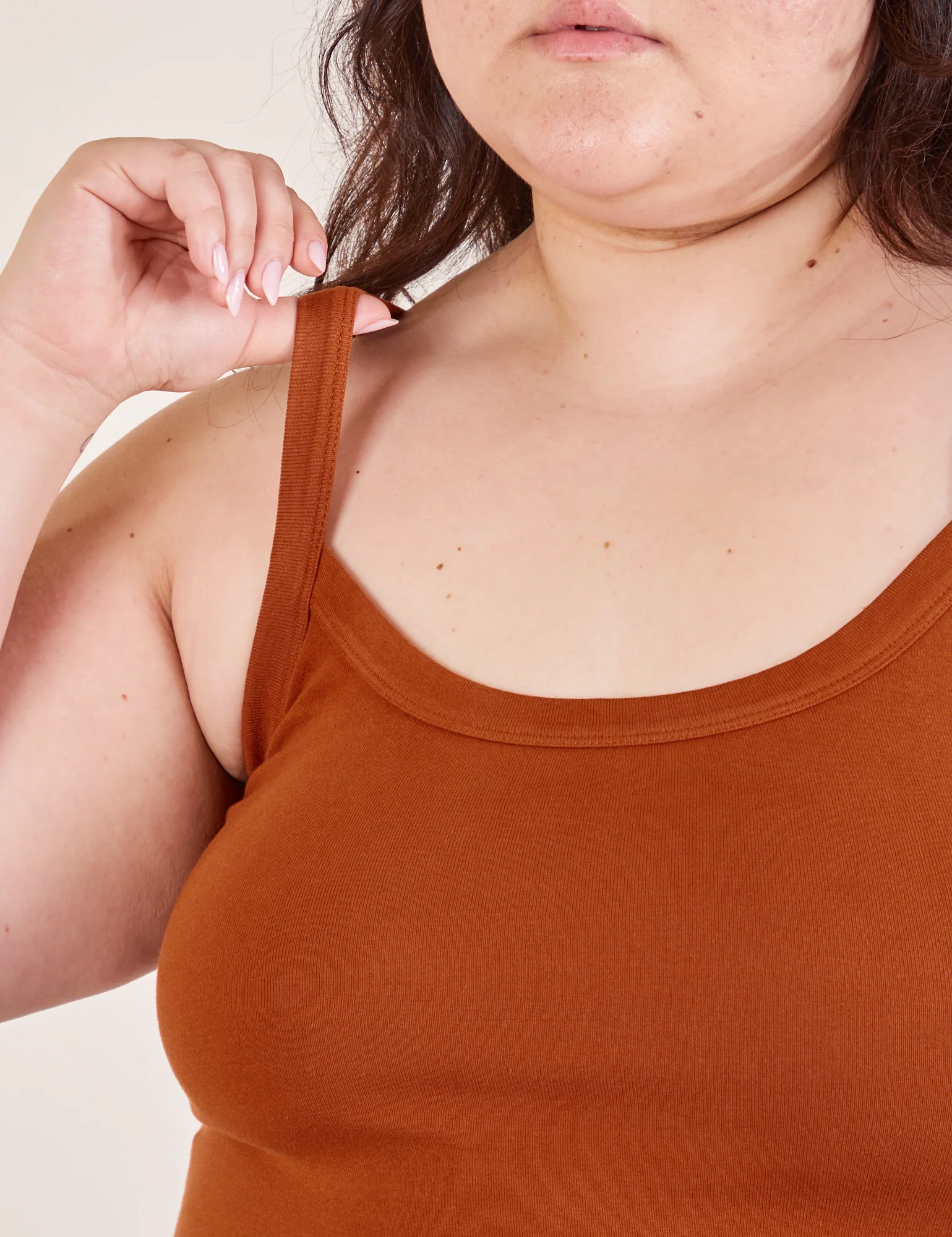 Cropped Cami - Burnt Terracotta - Image 12