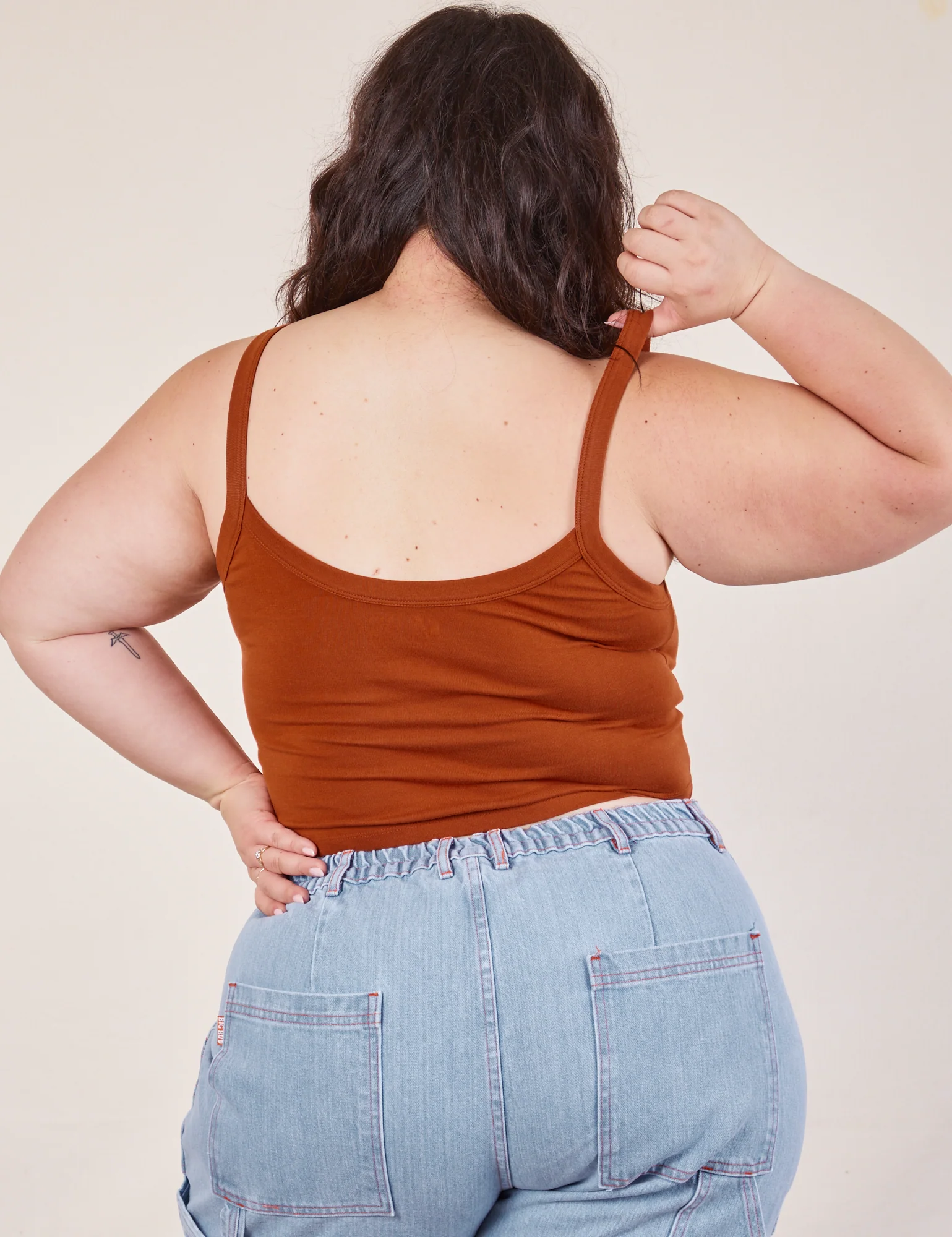 Cropped Cami - Burnt Terracotta - Image 13