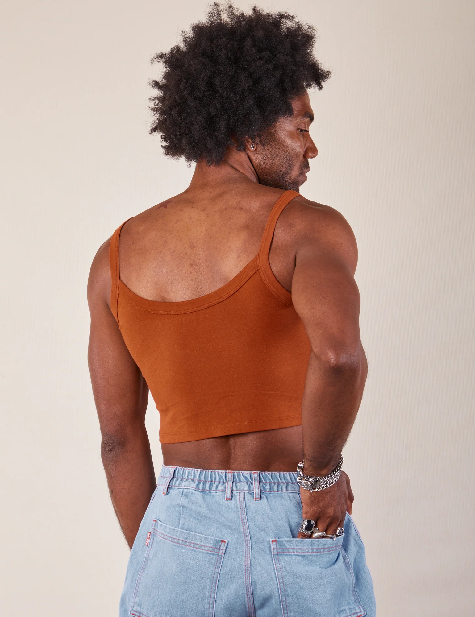 Cropped Cami - Burnt Terracotta - Image 18