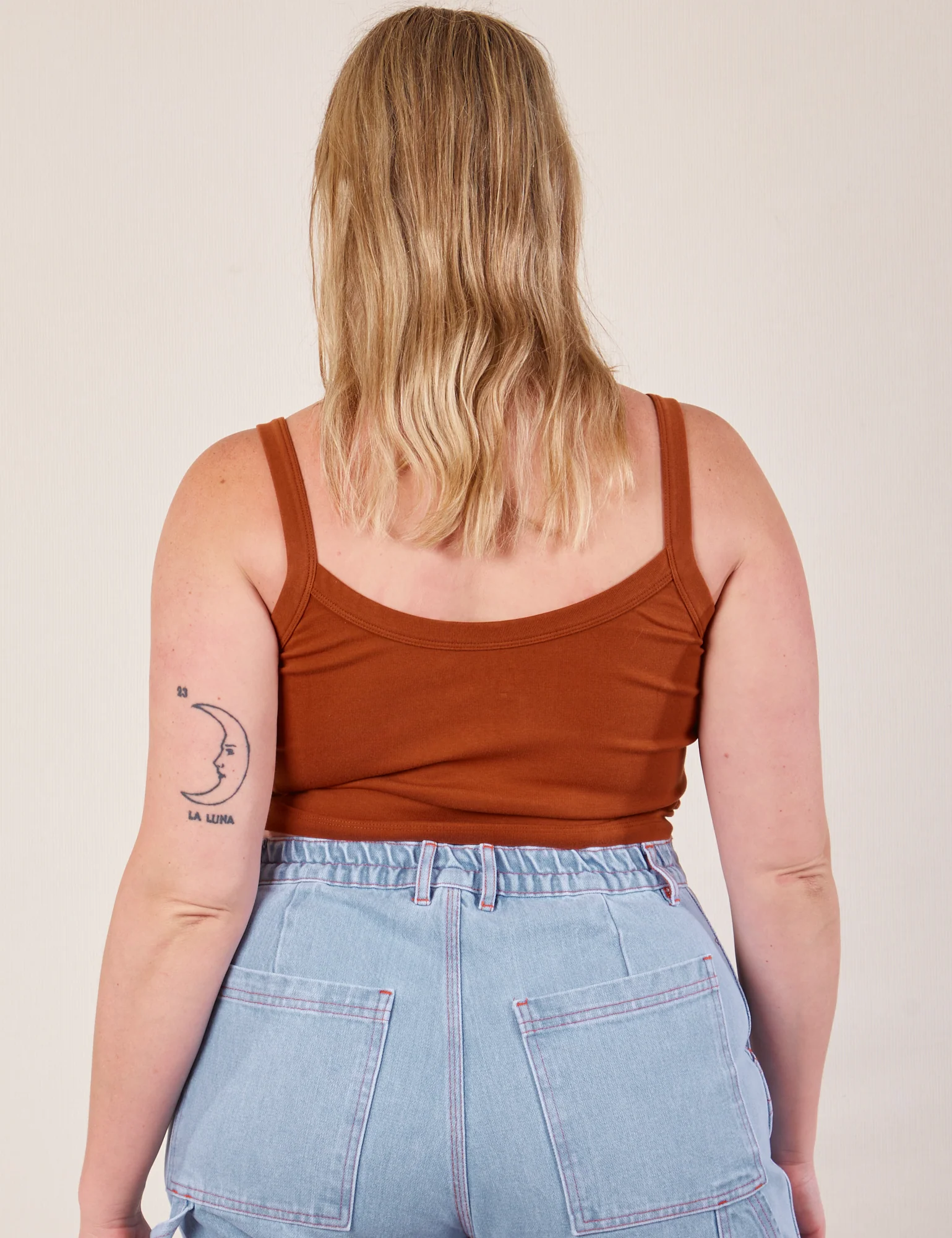 Cropped Cami - Burnt Terracotta - Image 23
