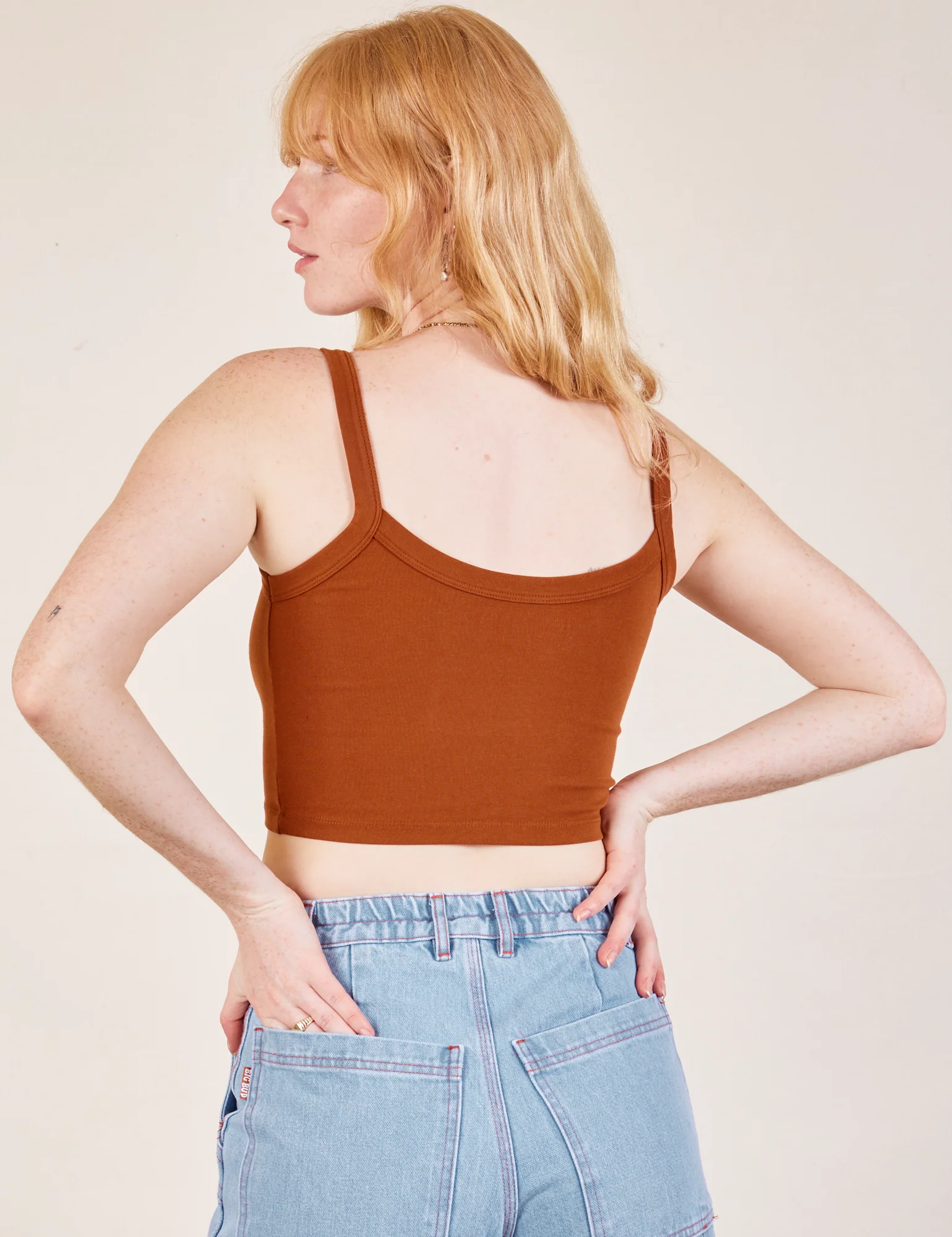 Cropped Cami - Burnt Terracotta - Image 5