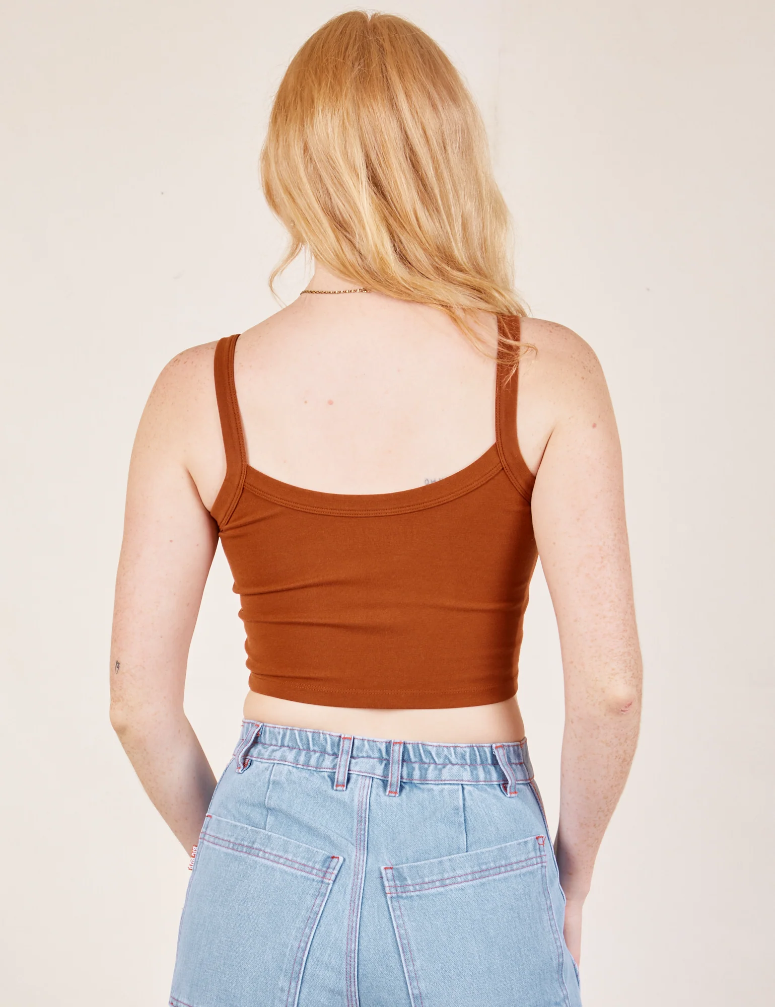 Cropped Cami - Burnt Terracotta - Image 6