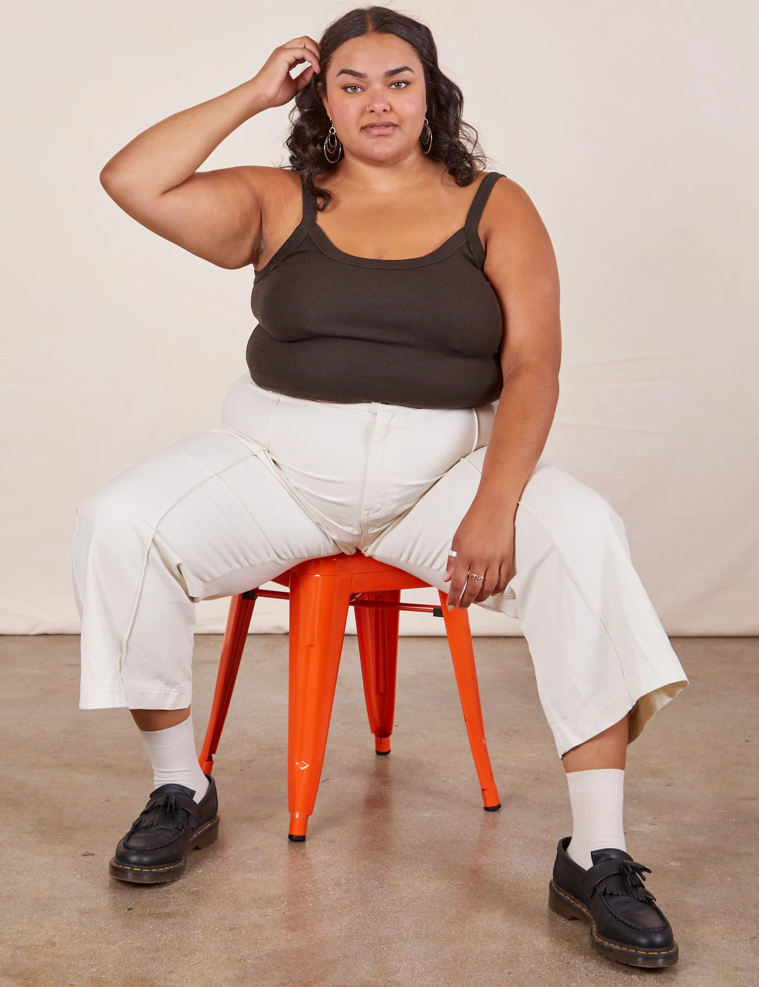 Cropped Cami - Espresso Brown - Image 12