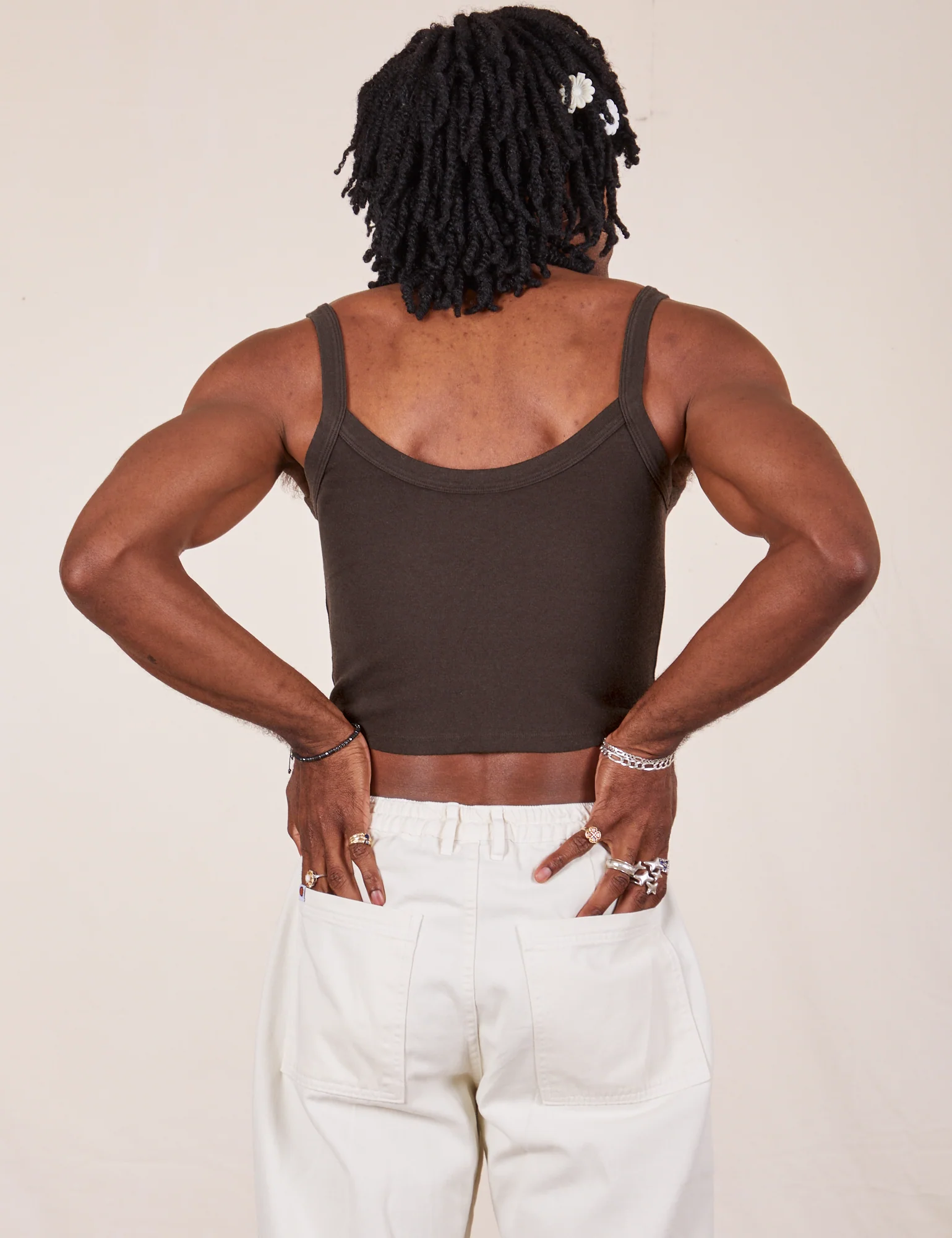 Cropped Cami - Espresso Brown - Image 17