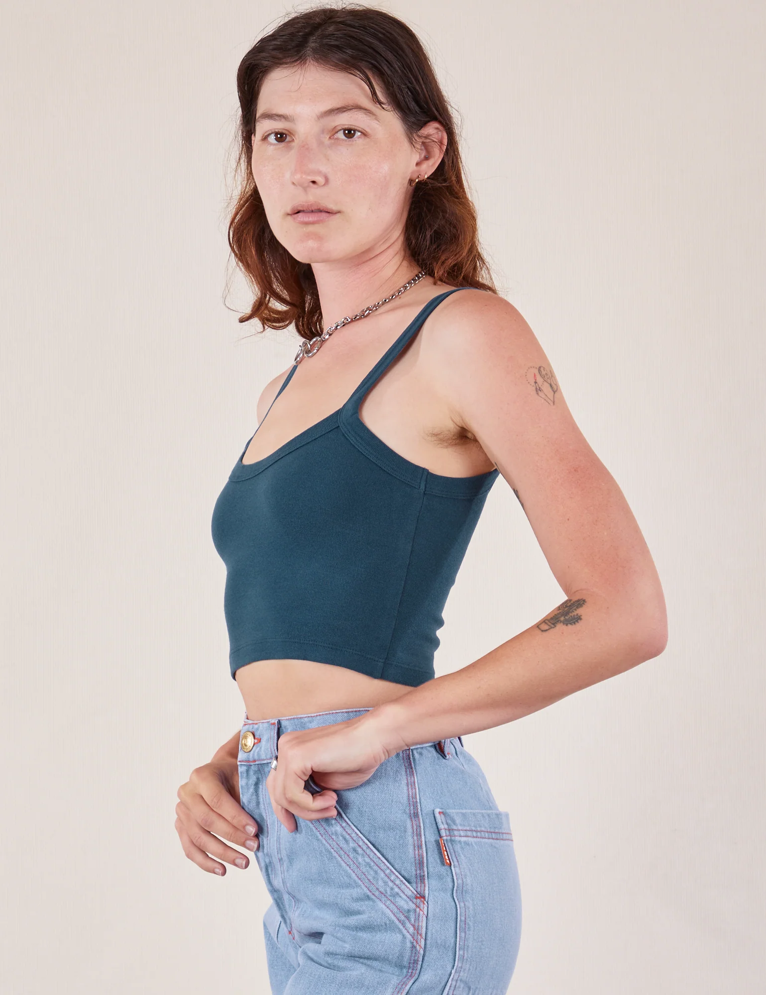Cropped Cami - Lagoon - Image 10