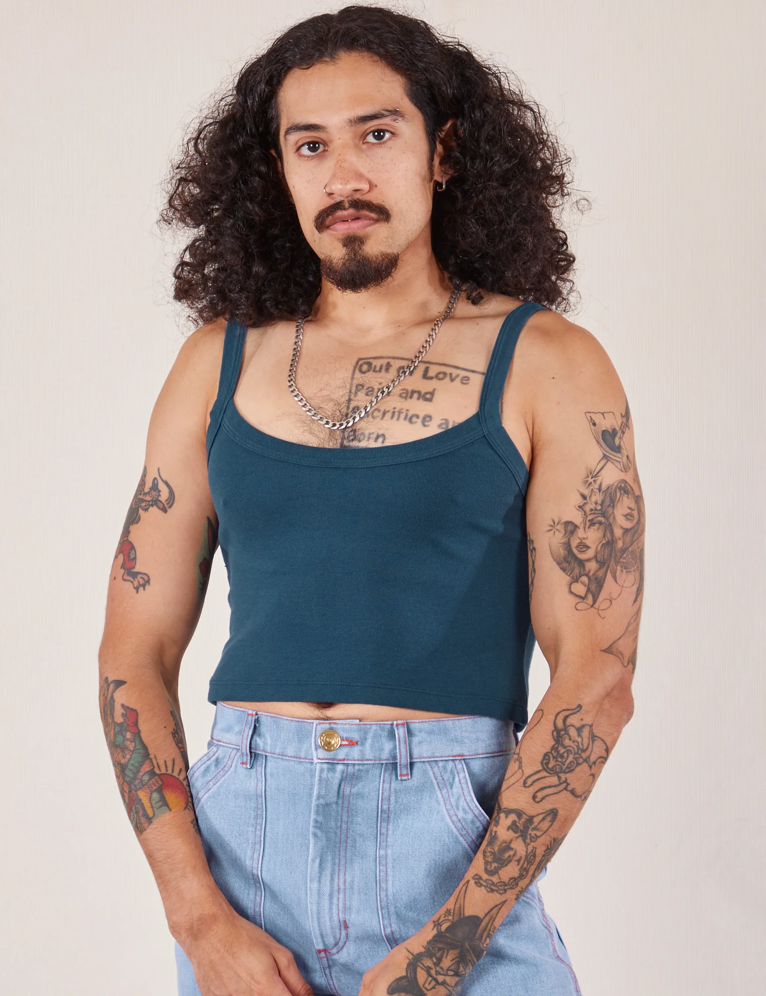 Cropped Cami - Lagoon - Image 14