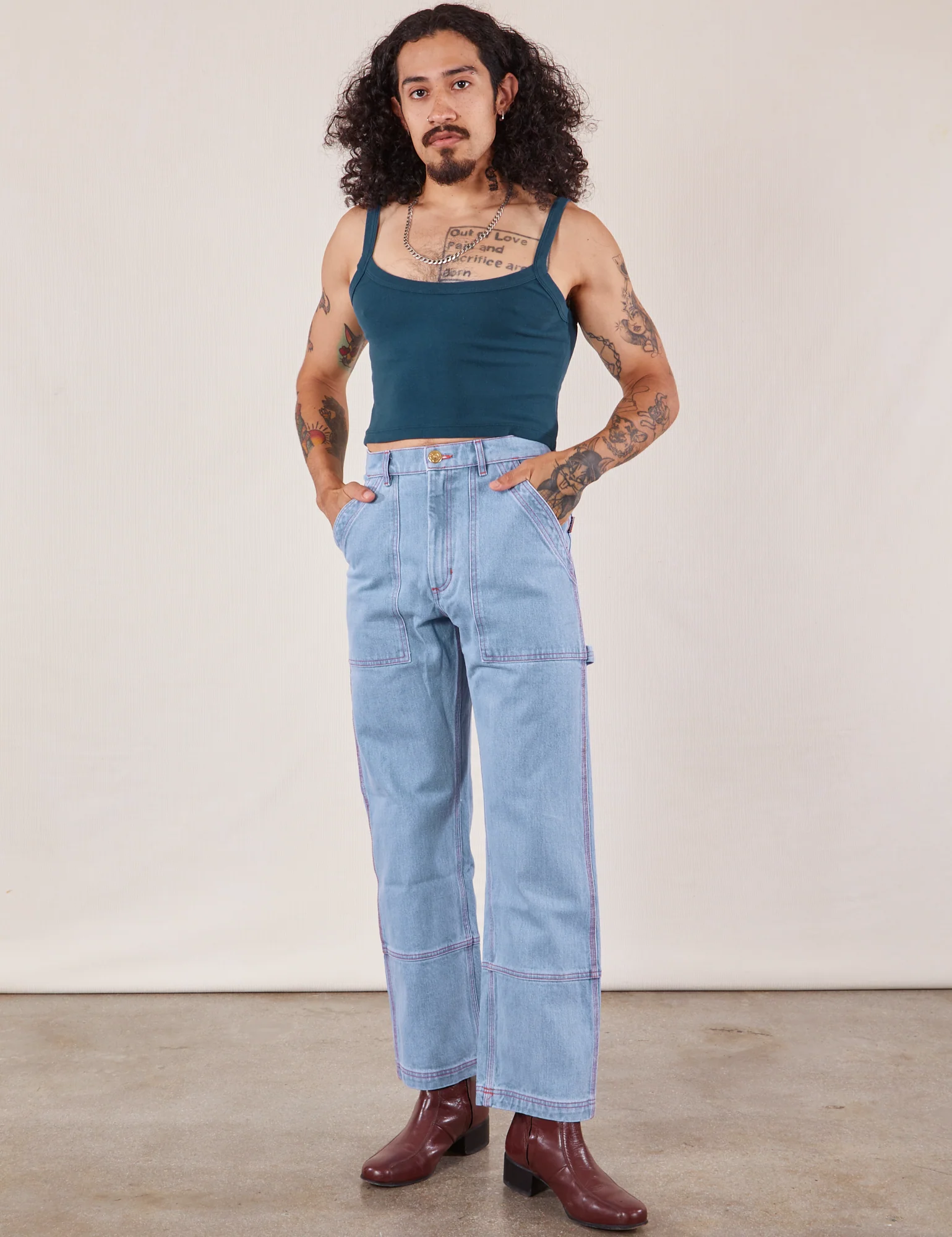 Cropped Cami - Lagoon - Image 15