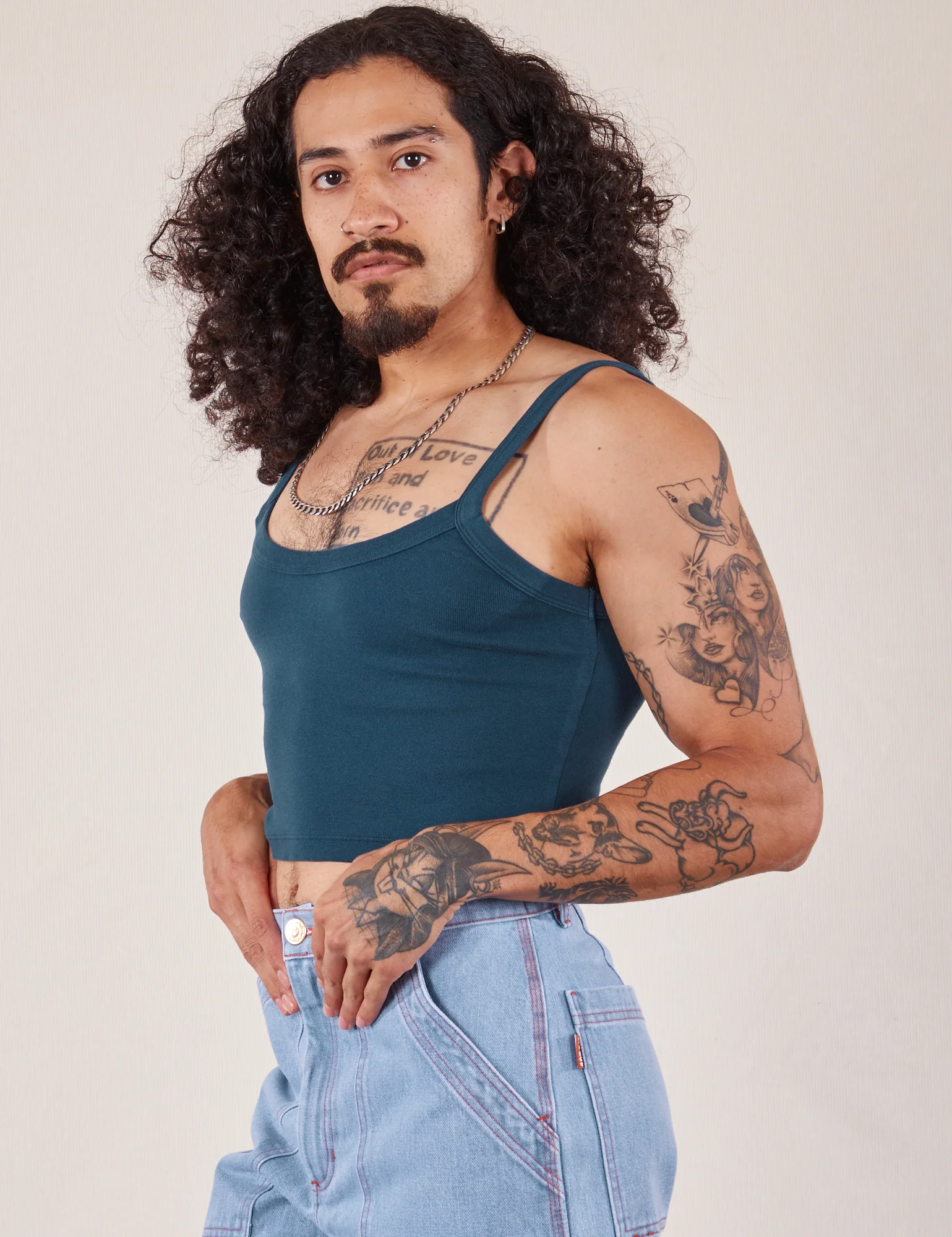 Cropped Cami - Lagoon - Image 17