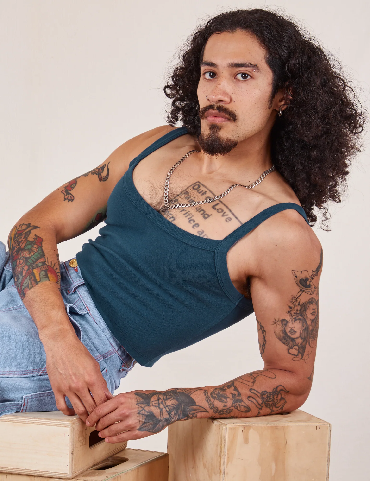 Cropped Cami - Lagoon - Image 19