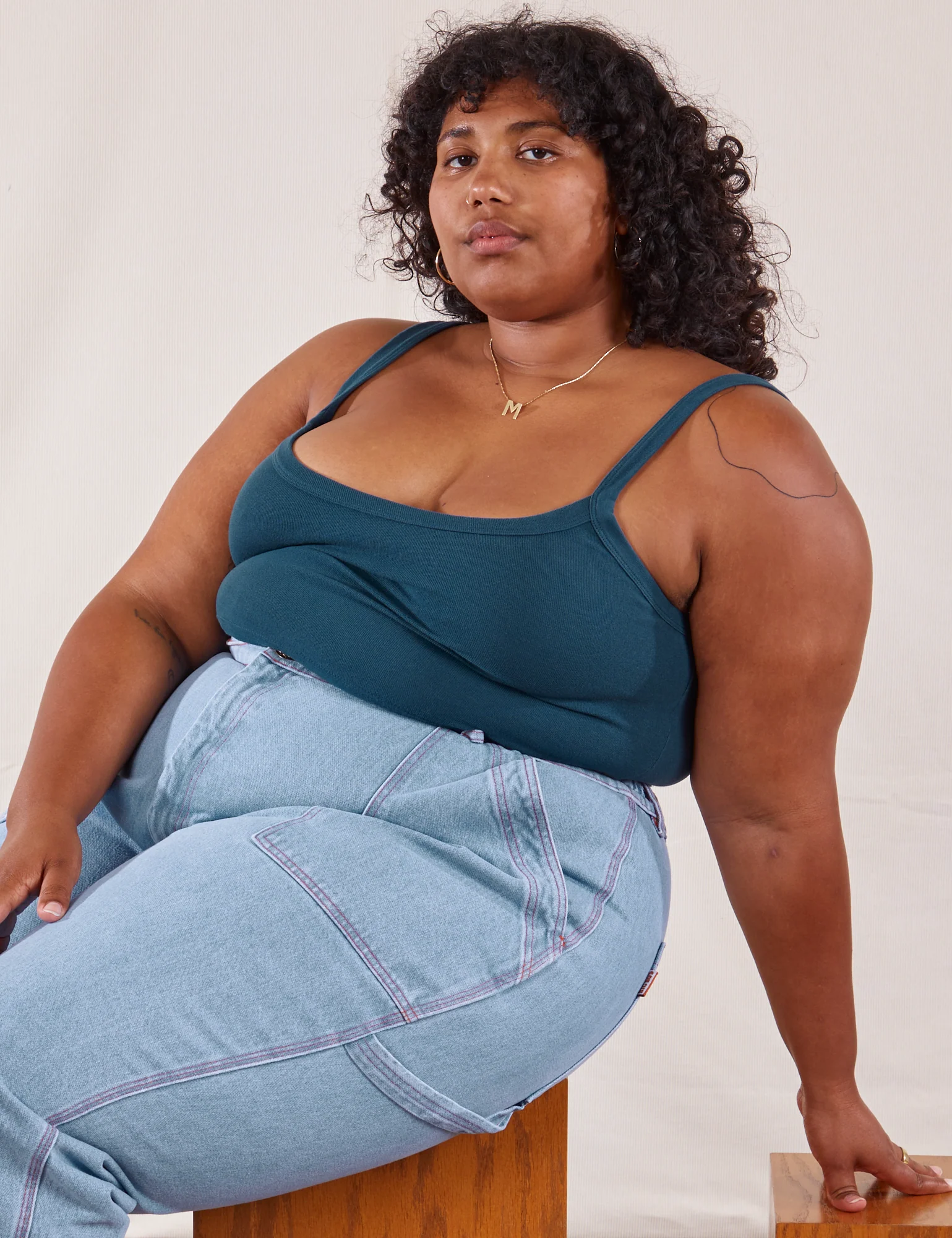 Cropped Cami - Lagoon - Image 7