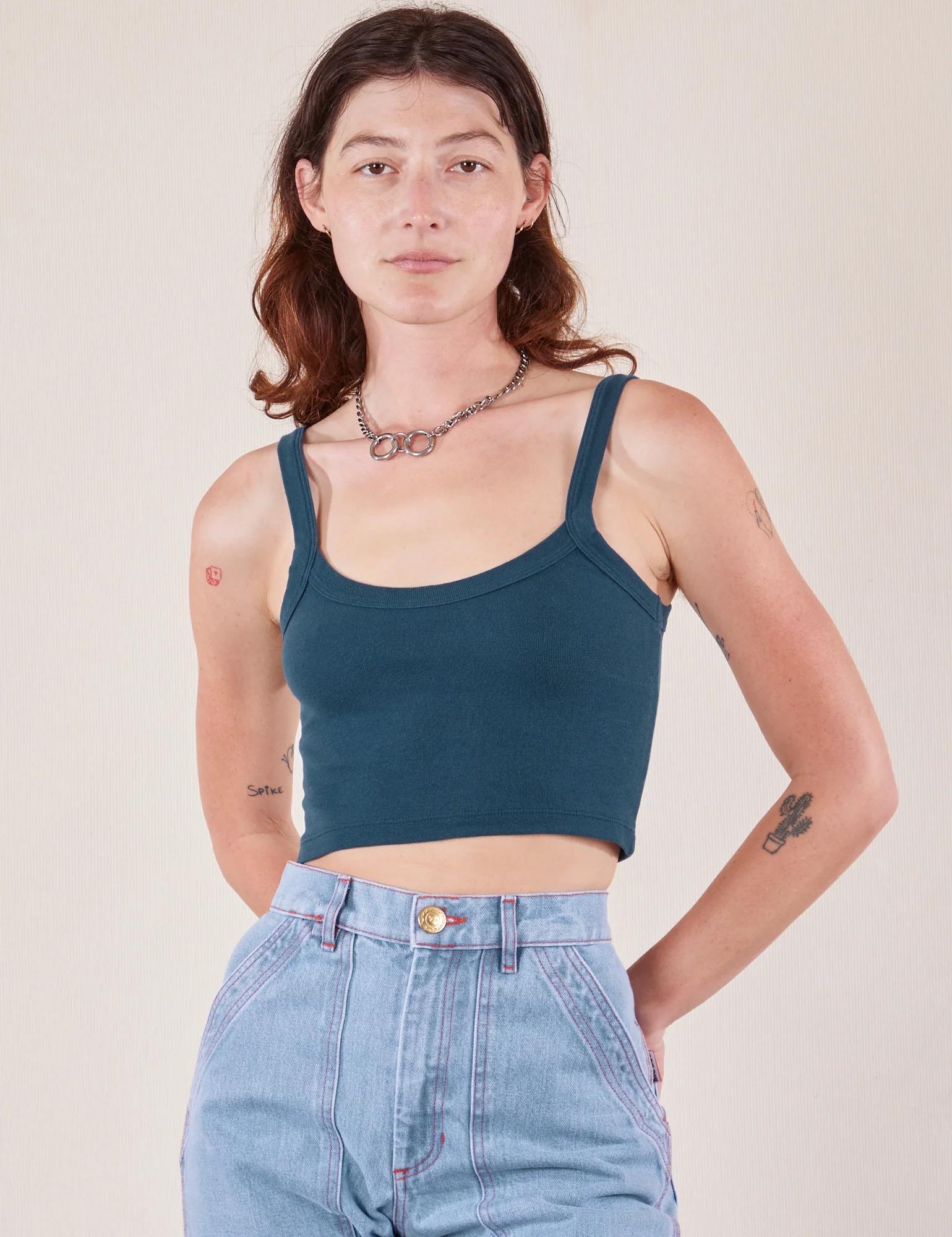 Cropped Cami - Lagoon - Image 8