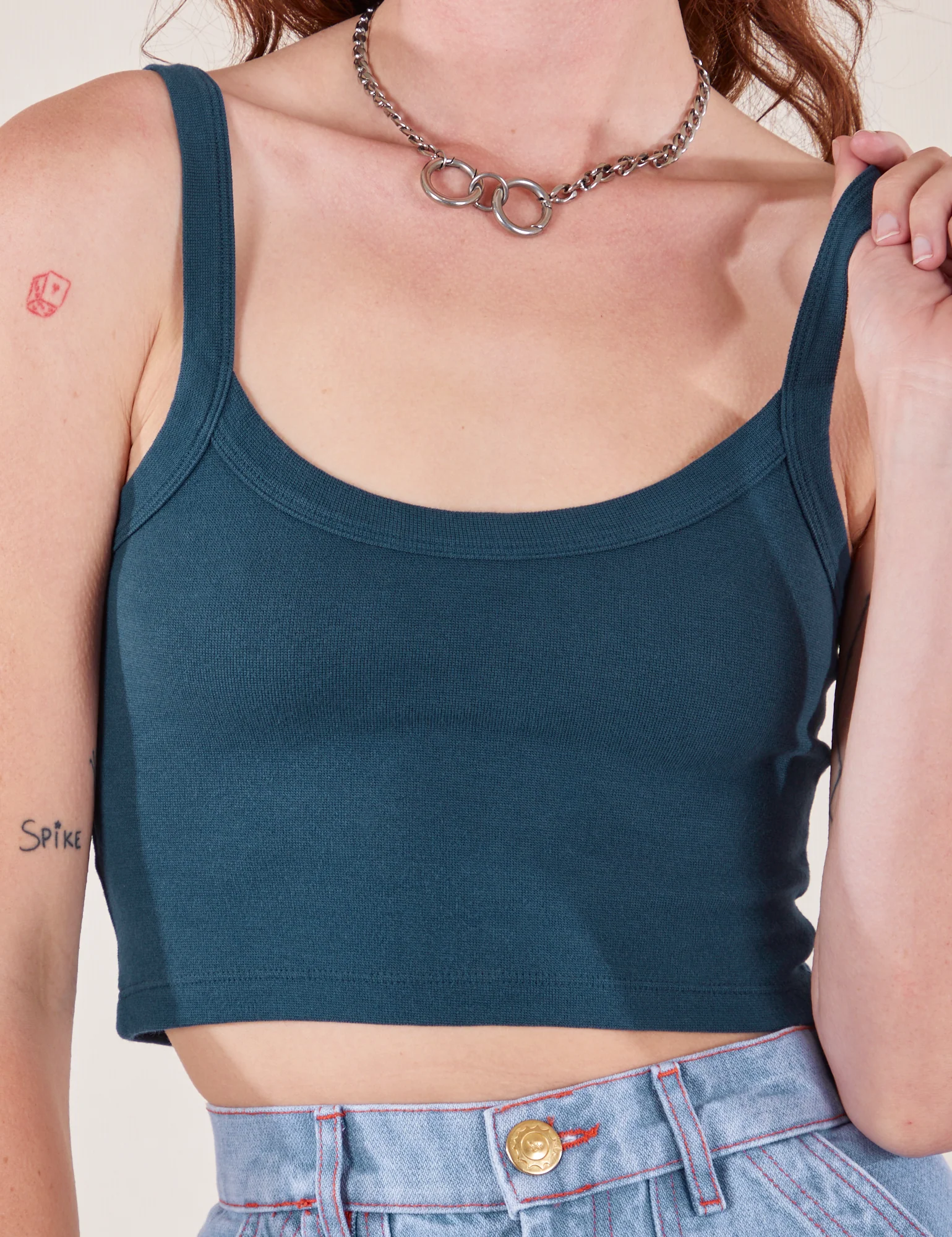 Cropped Cami - Lagoon - Image 9