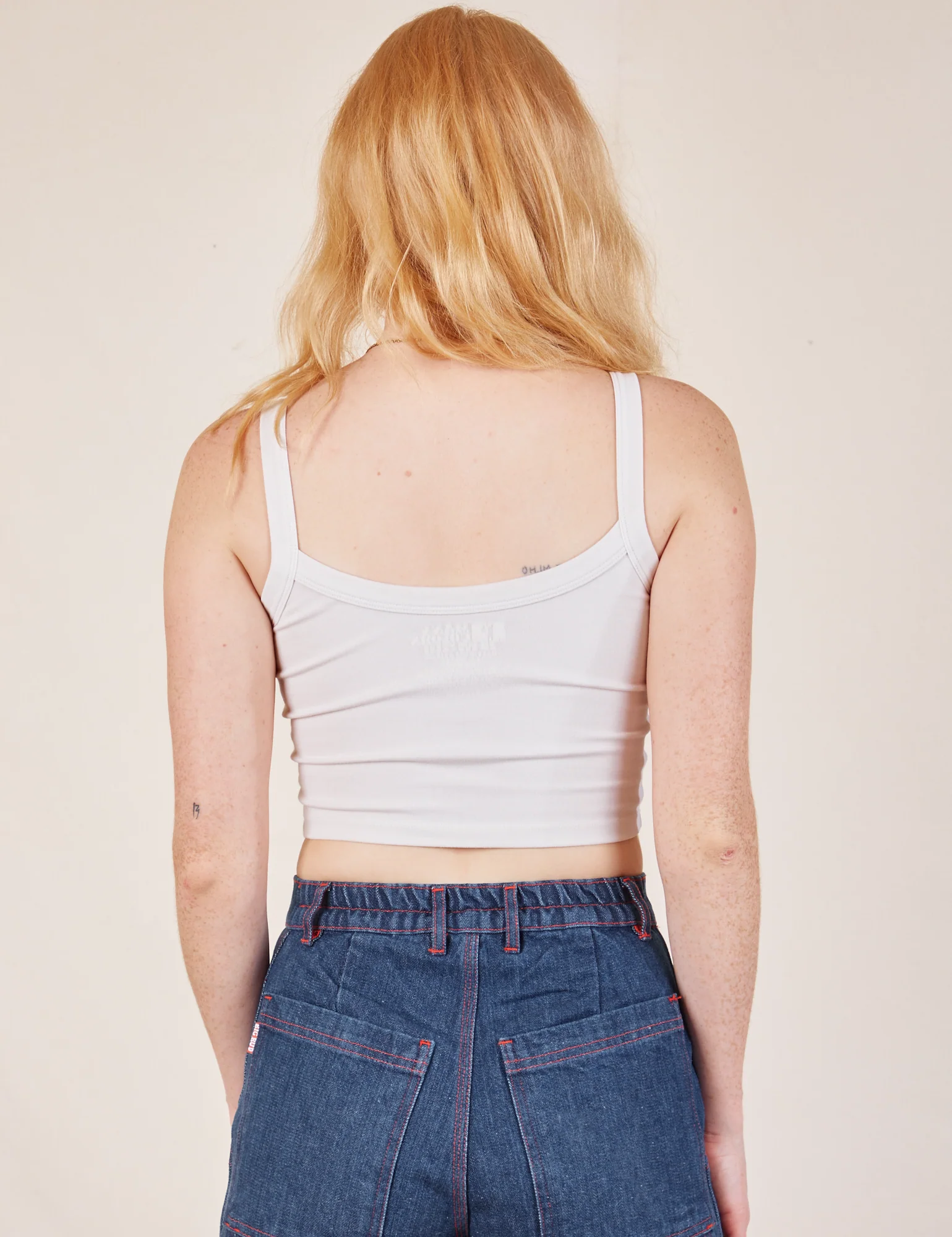 Cropped Cami - Vintage Tee White - Image 11