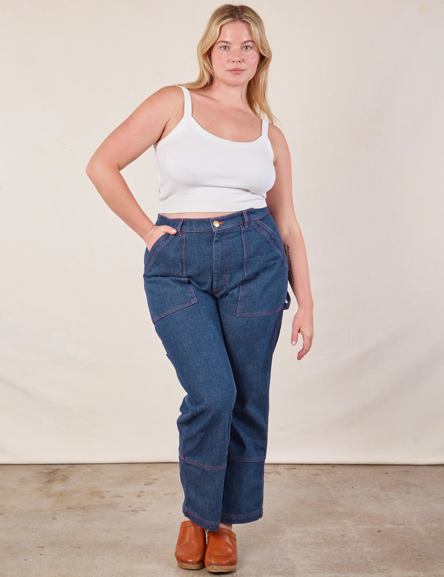 Cropped Cami - Vintage Tee White - Image 21