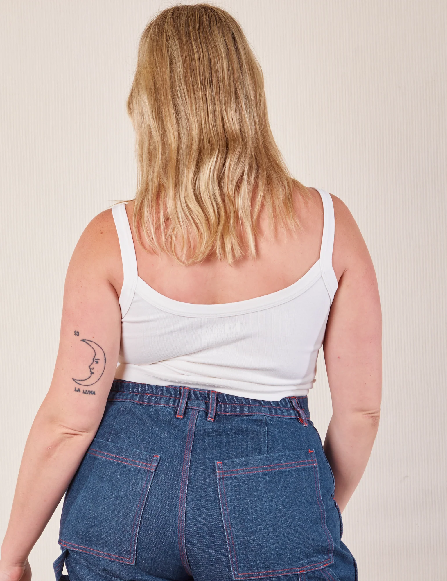 Cropped Cami - Vintage Tee White - Image 23