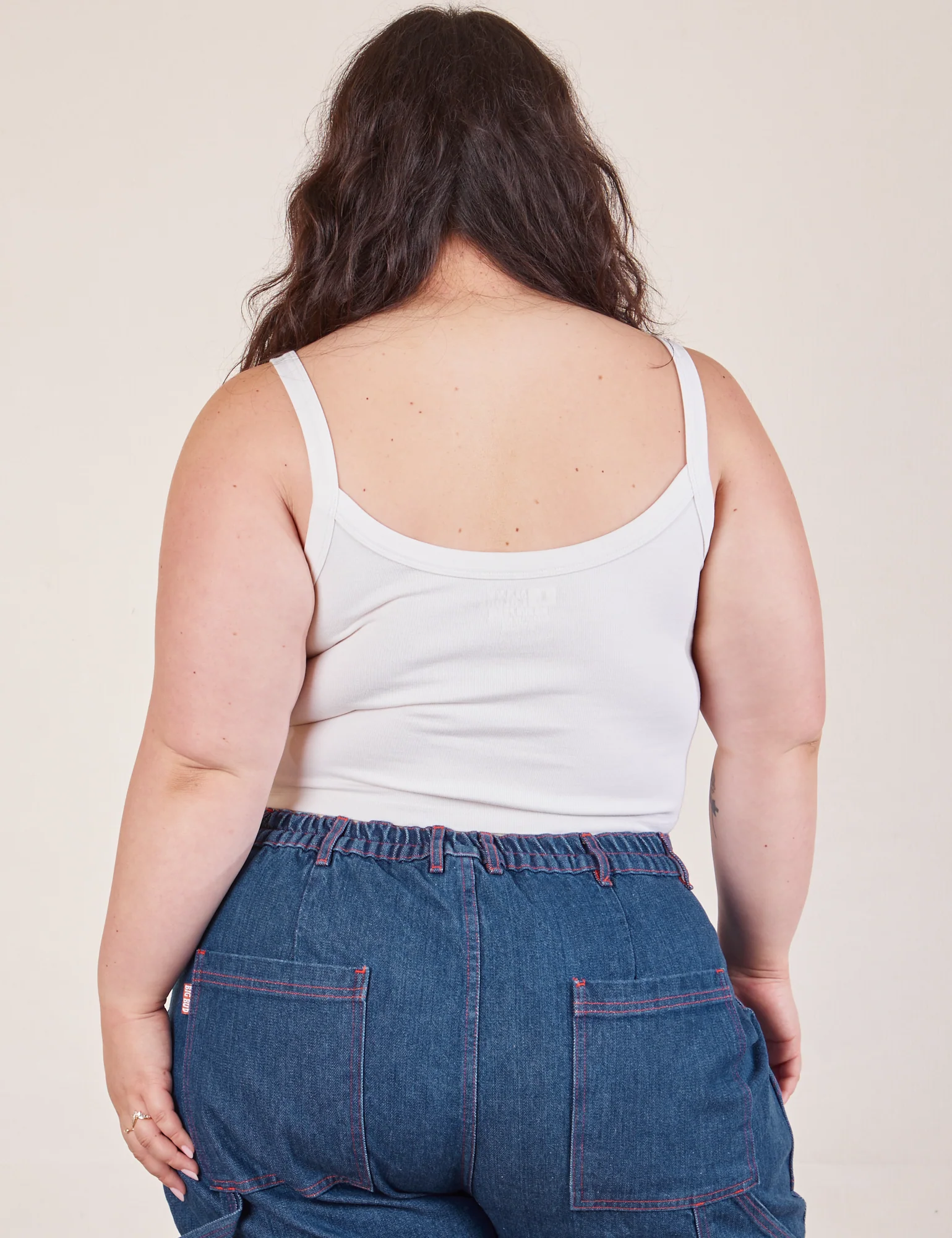 Cropped Cami - Vintage Tee White - Image 6