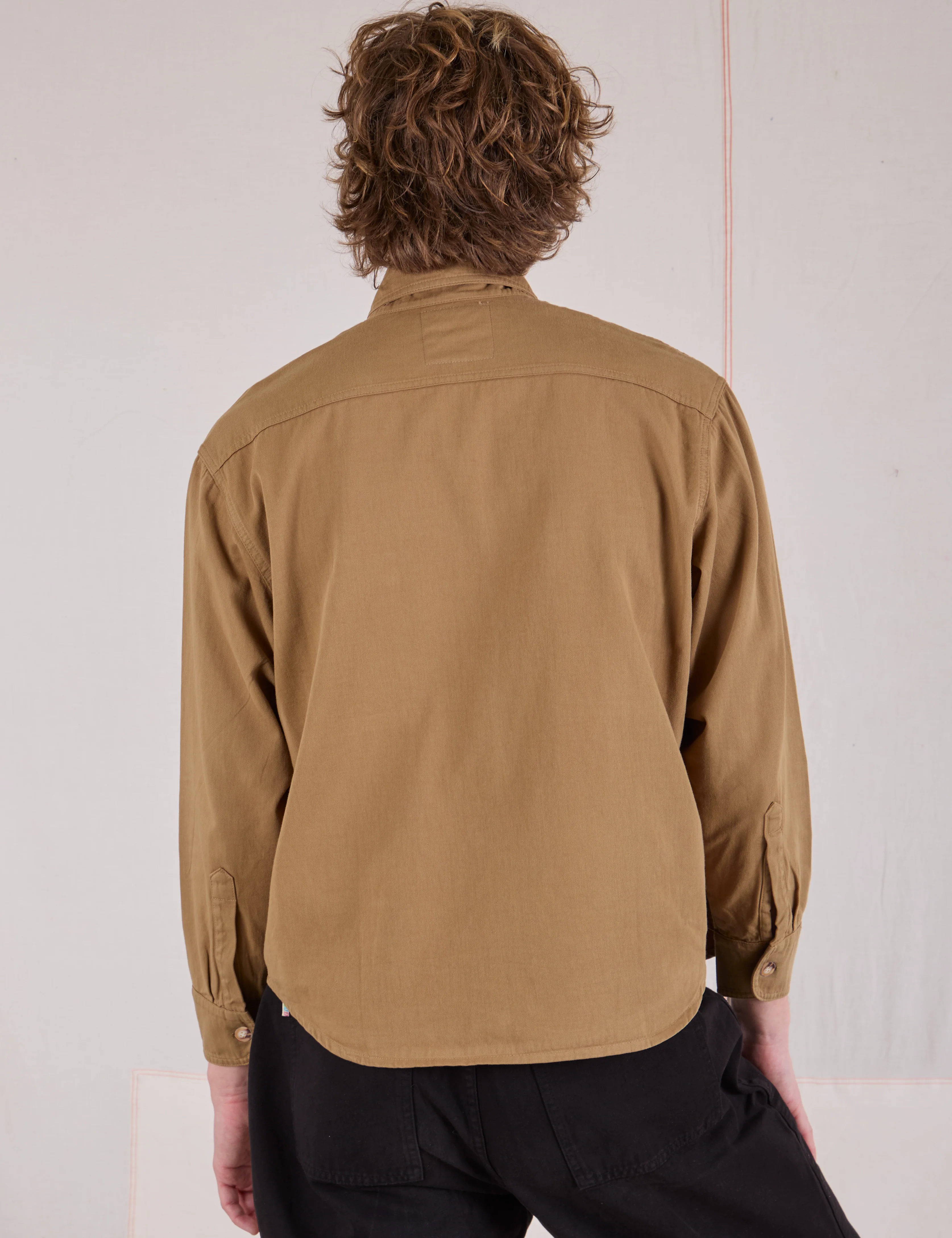 Cropped Overshirt - Desert Brown - Image 6