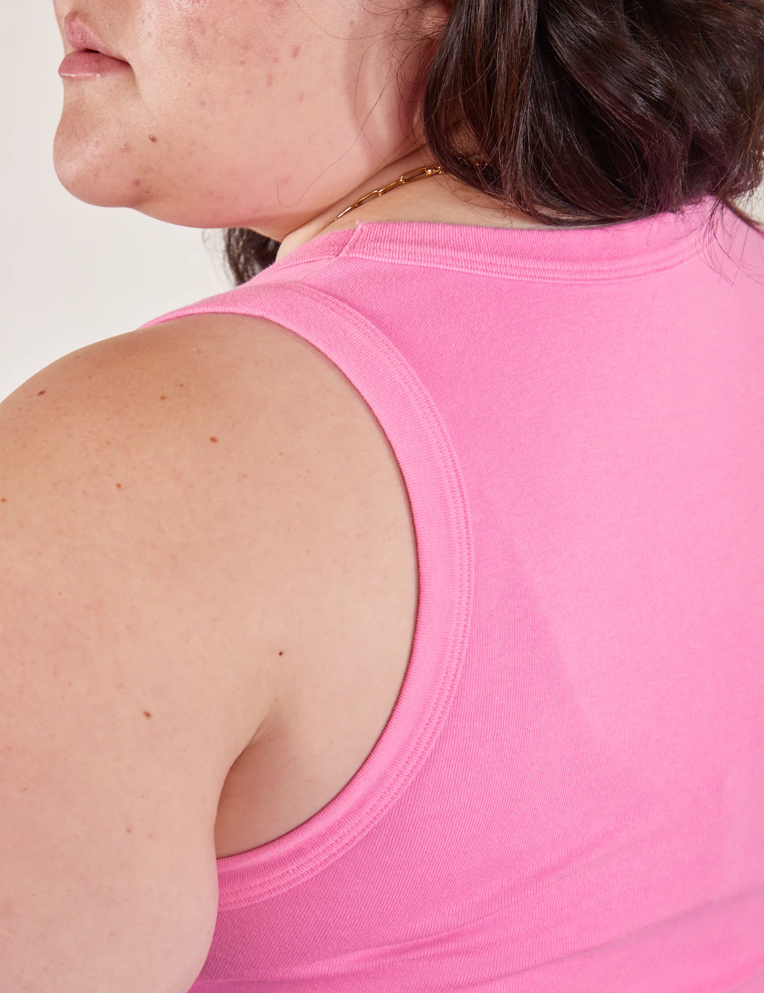 Cropped Tank Top - Bubblegum Pink - Image 18