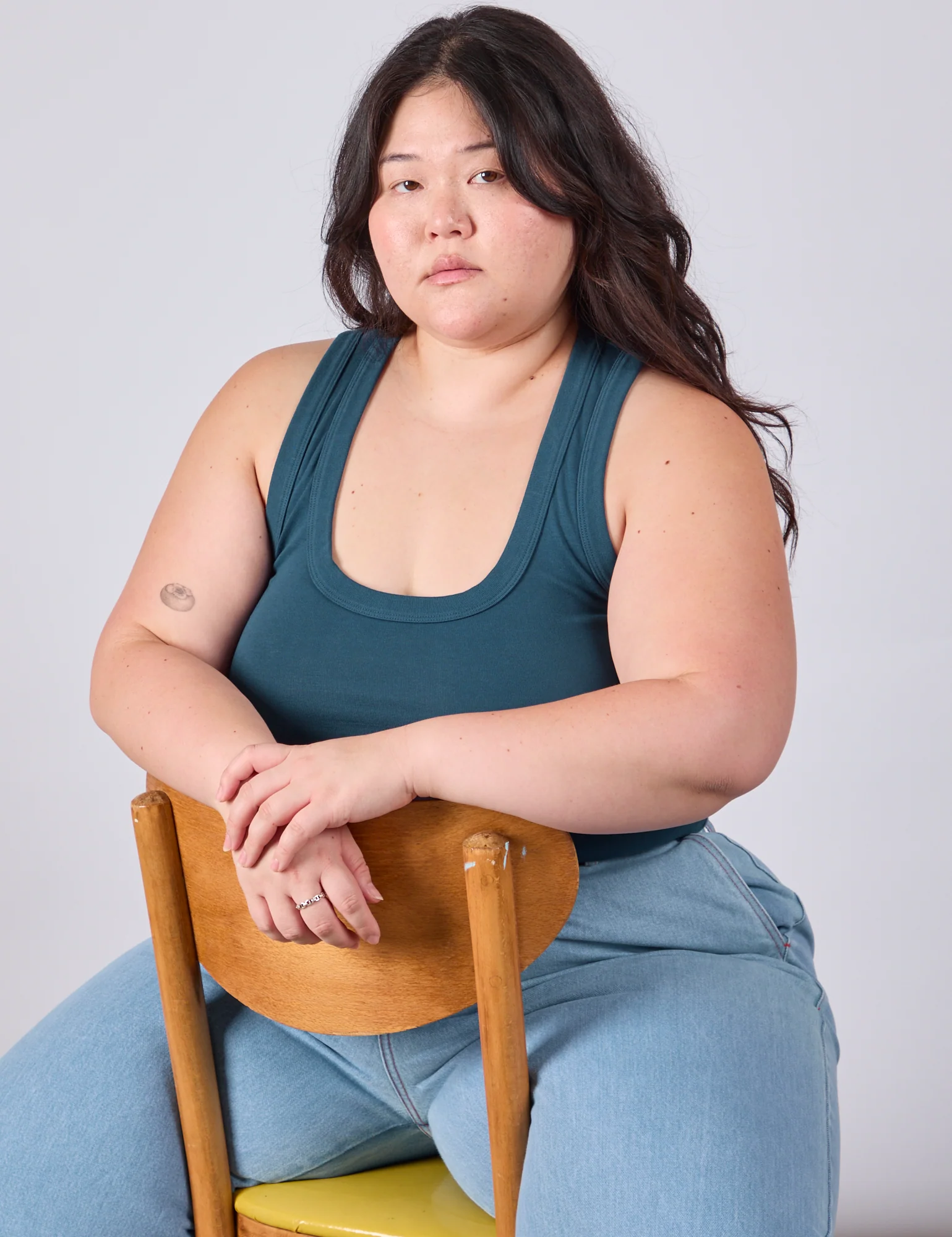 Cropped Tank Top - Lagoon - Image 12