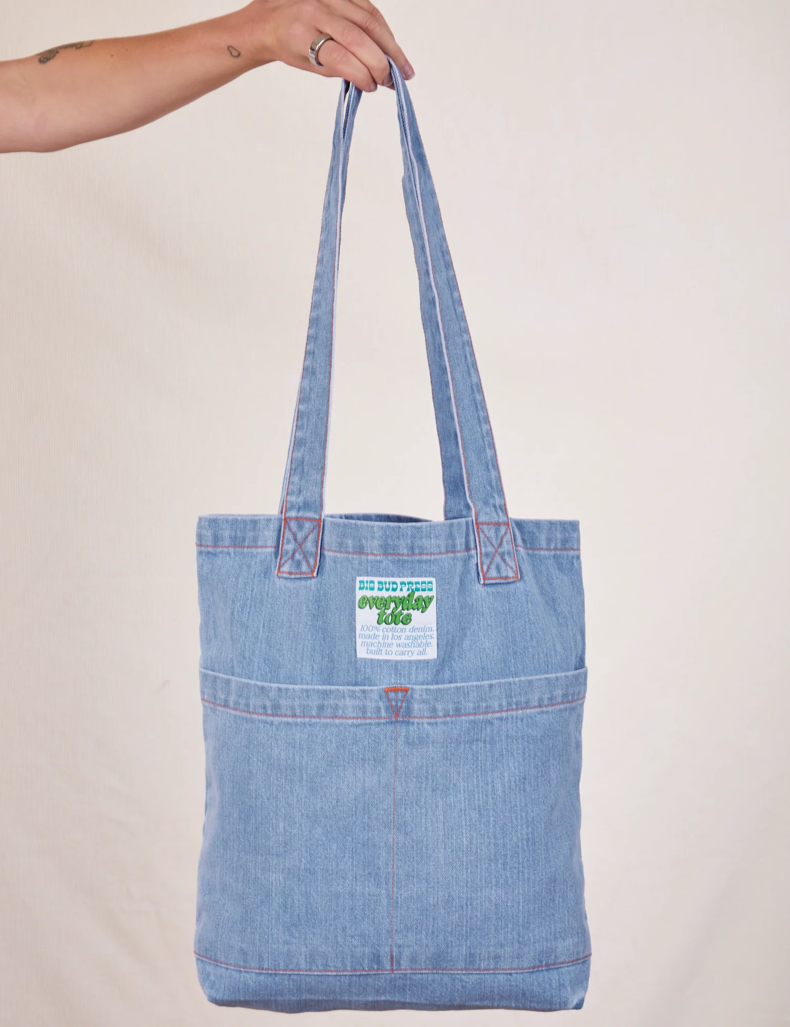 Denim Everyday Tote Bag - Image 4