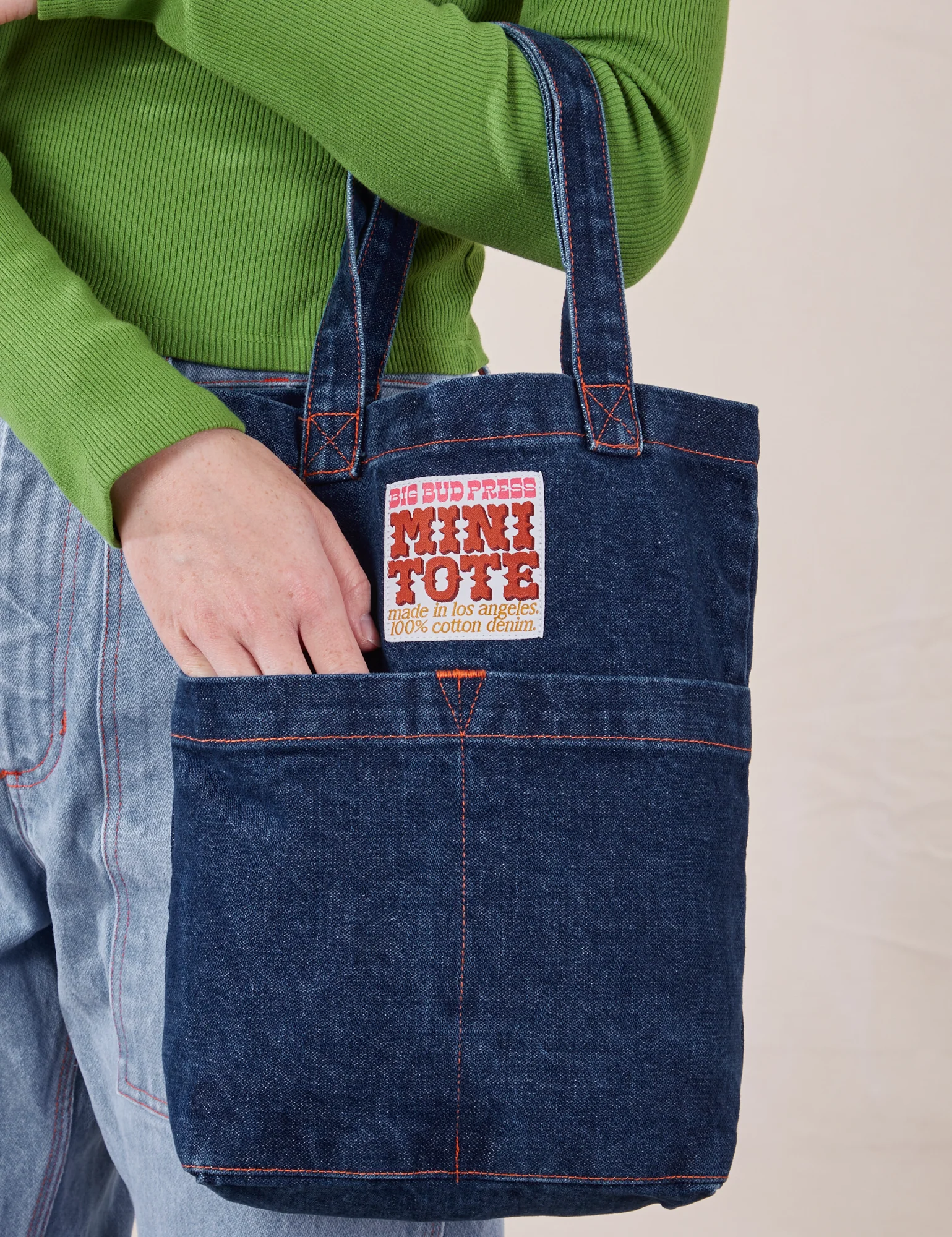 Denim Mini Tote Bags - Image 10