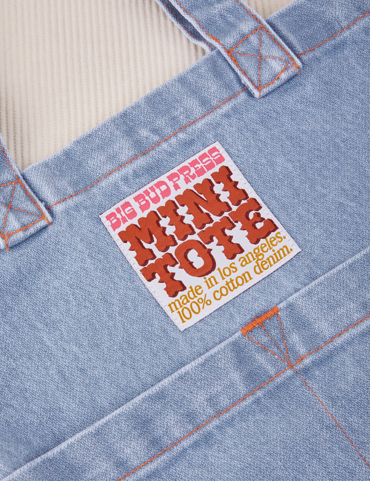 Denim Mini Tote Bags - Image 3