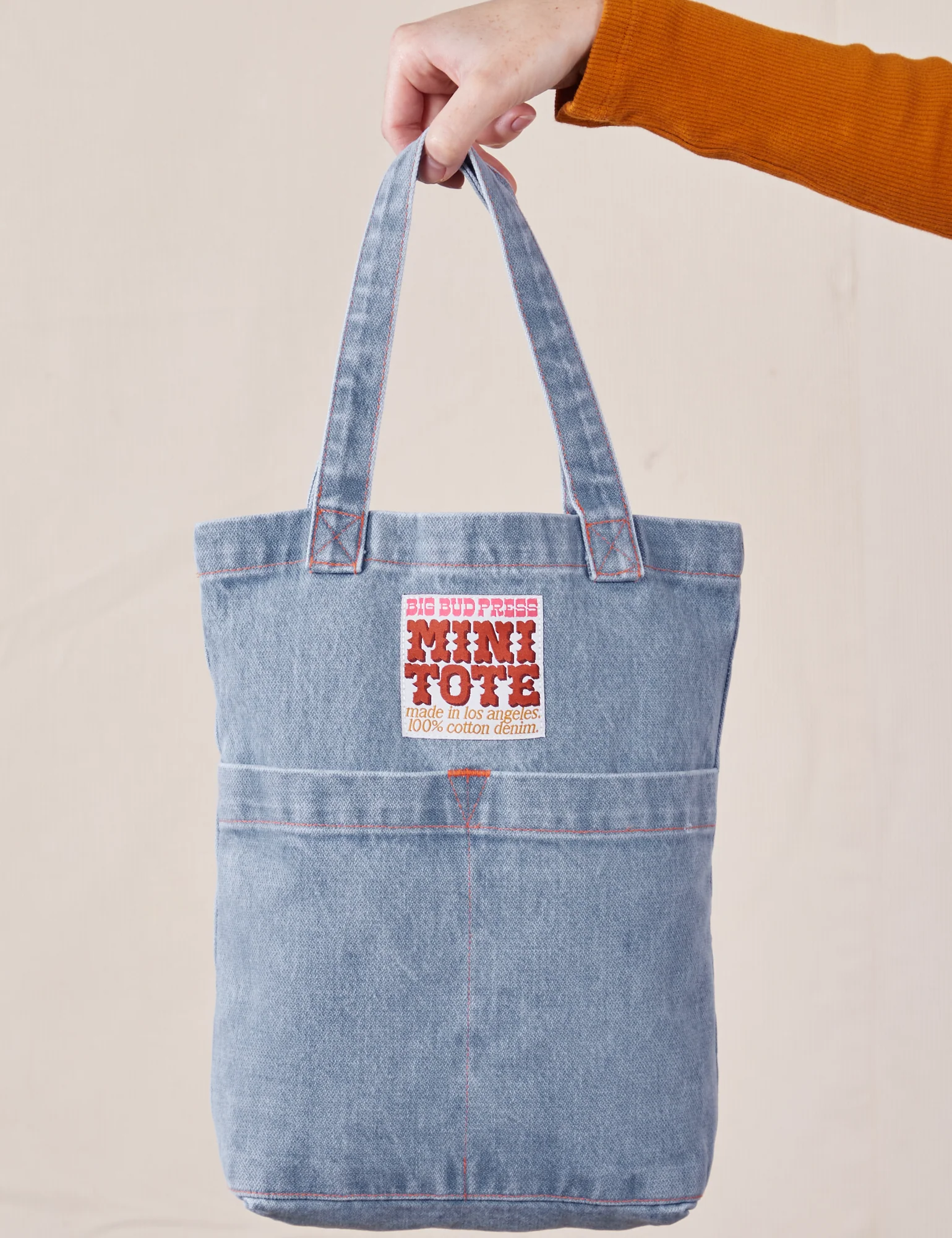 Denim Mini Tote Bags - Image 4