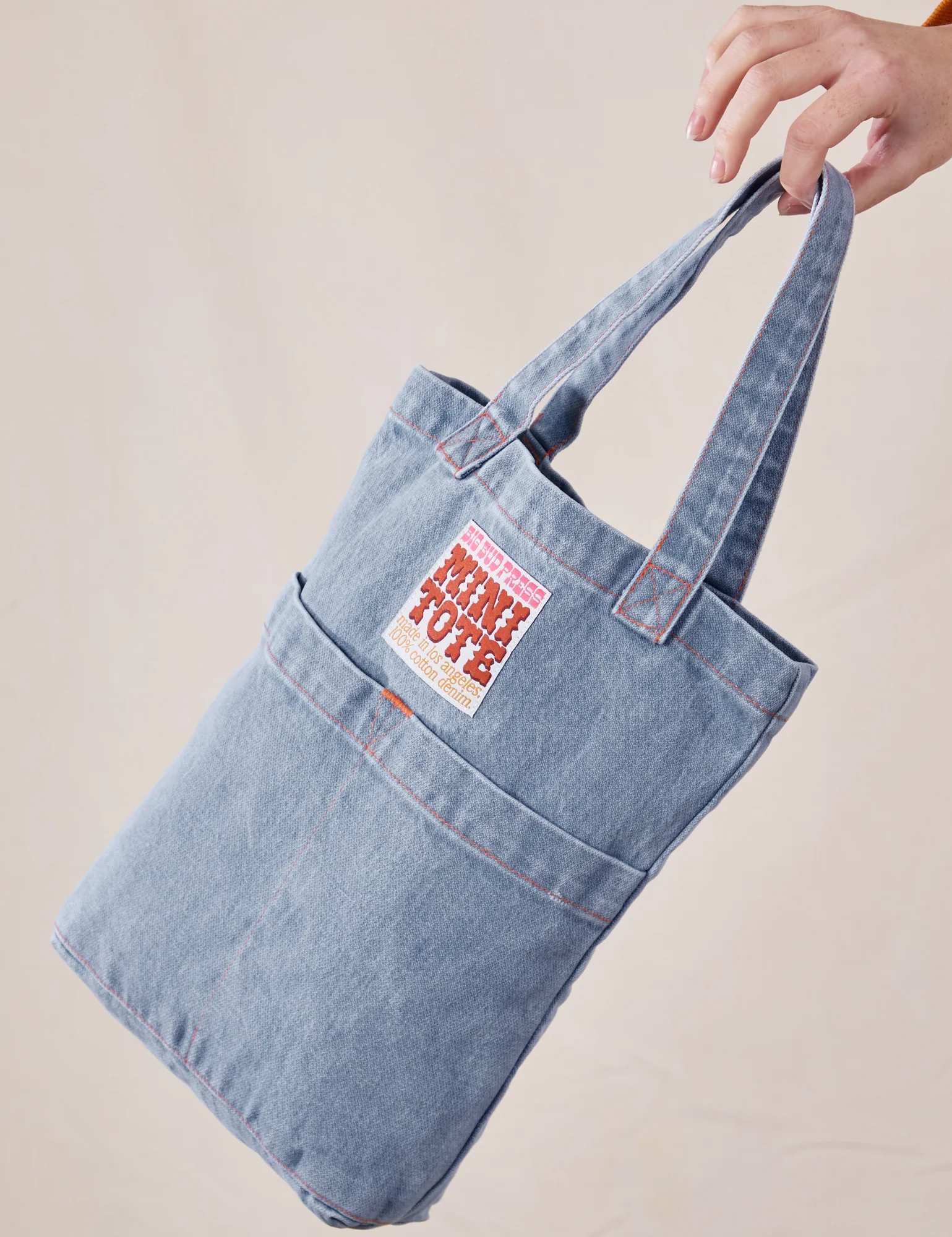 Denim Mini Tote Bags - Image 6