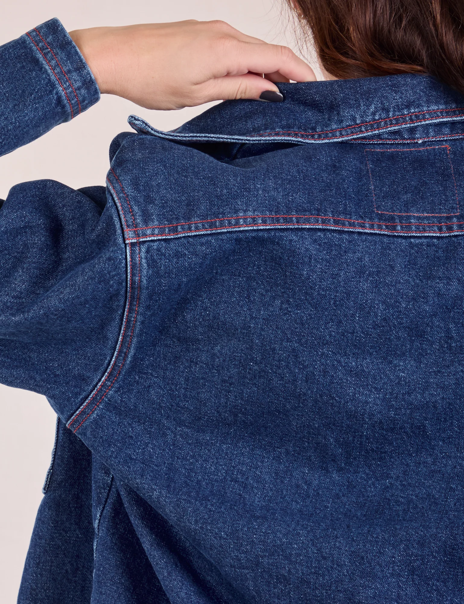 Denim Overshirt - Dark Wash - Image 10