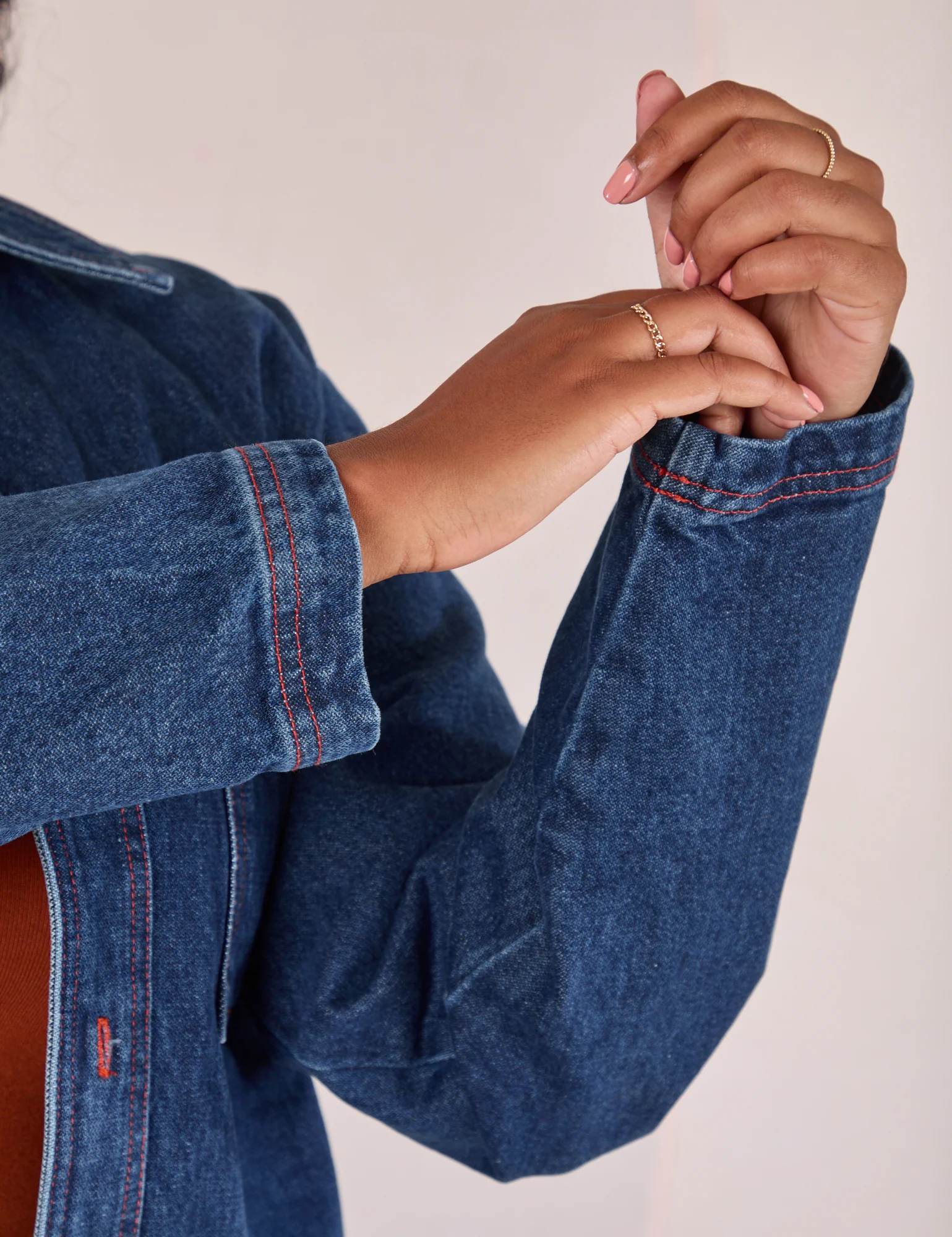 Denim Overshirt - Dark Wash - Image 14