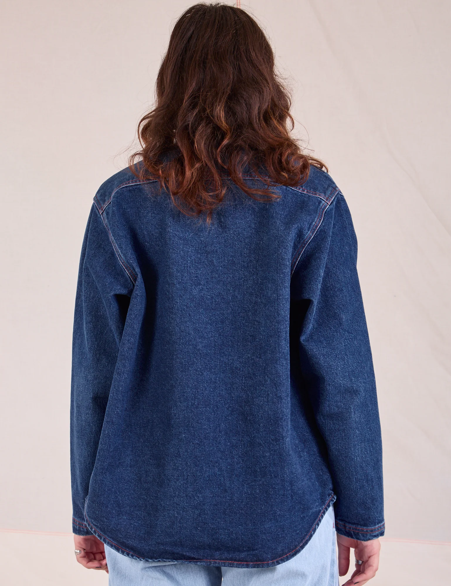 Denim Overshirt - Dark Wash - Image 9