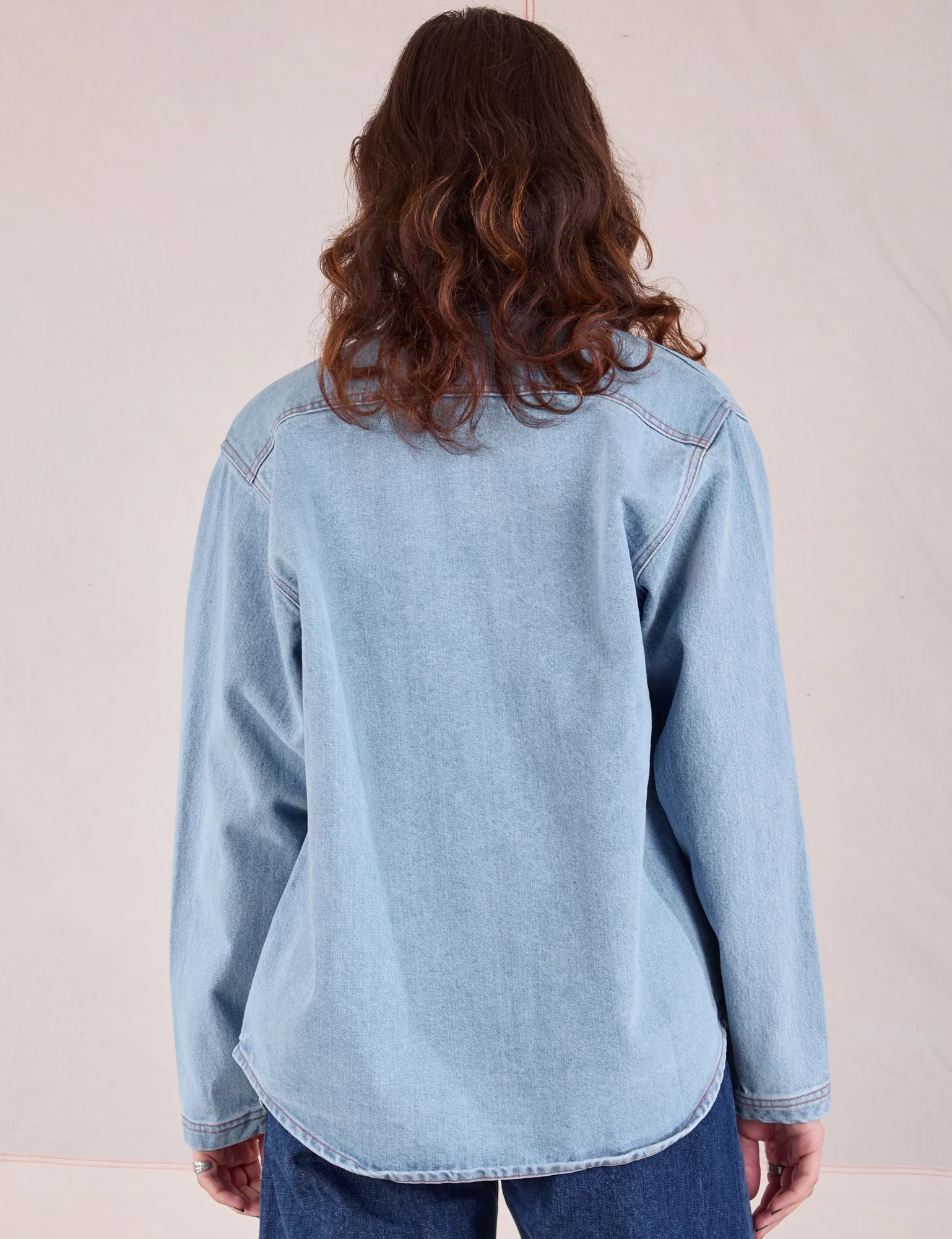 Denim Overshirt - Light Wash - Image 18