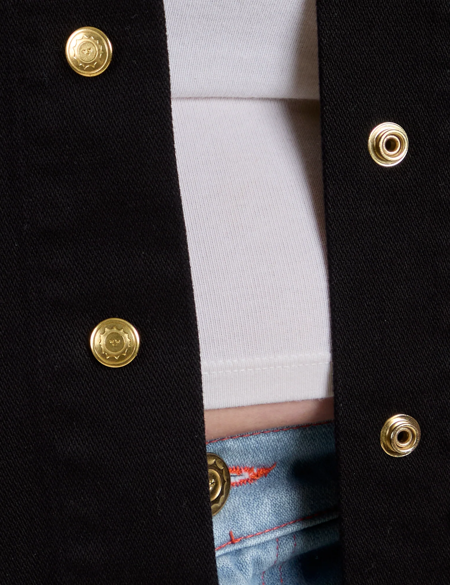 Denim Work Jacket - Basic Black - Image 11