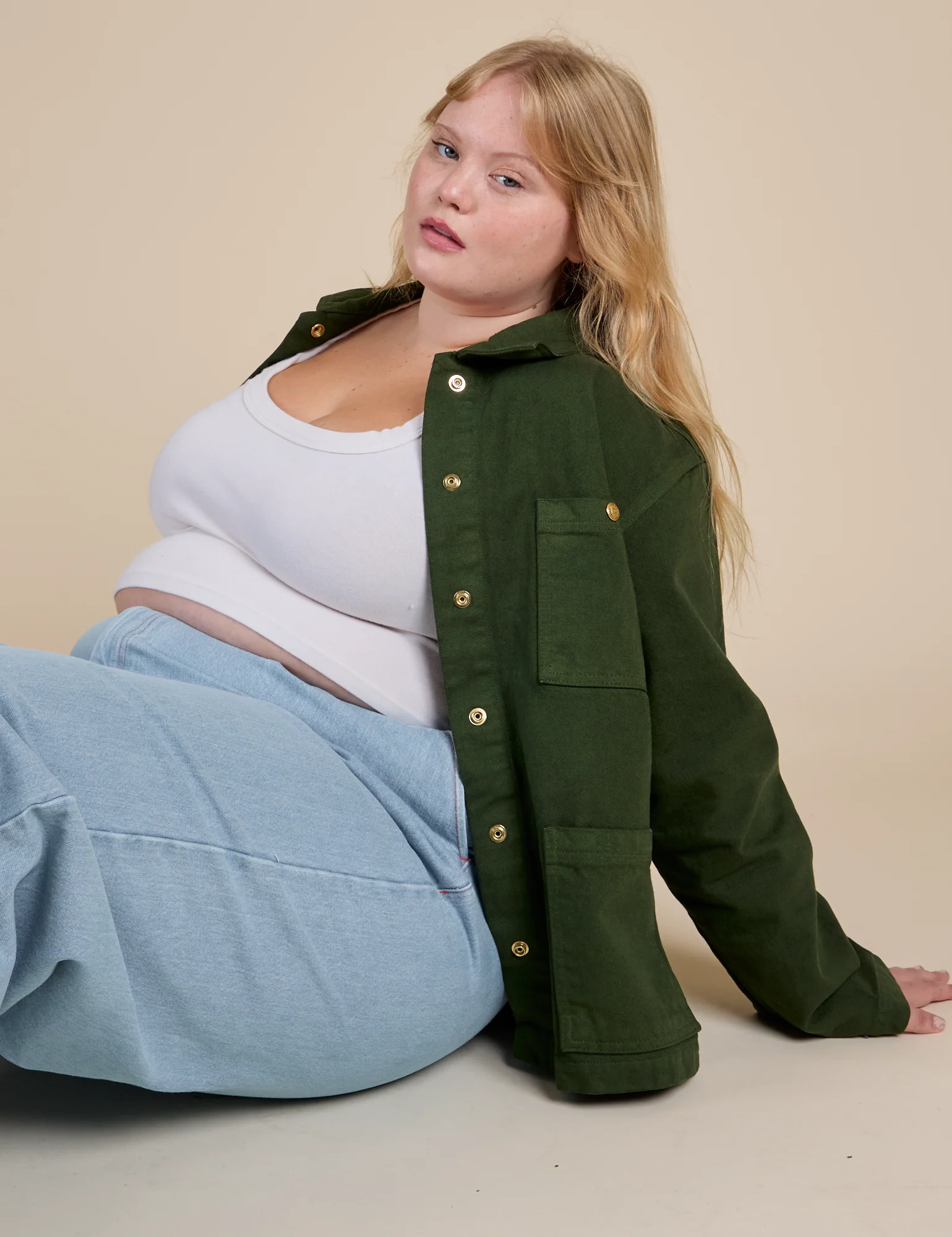 Denim Work Jacket - Evergreen - Image 16