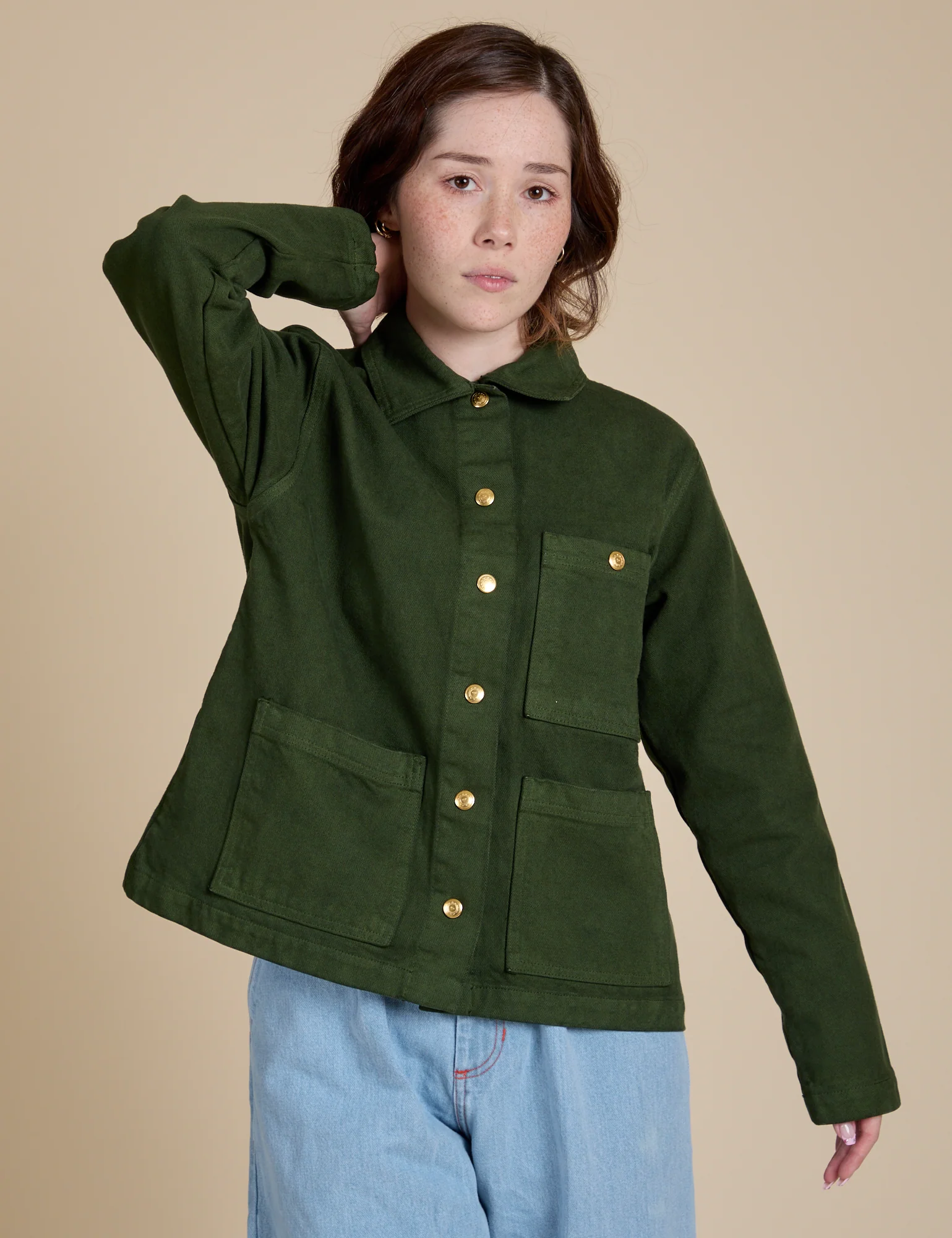 Denim Work Jacket - Evergreen - Image 17