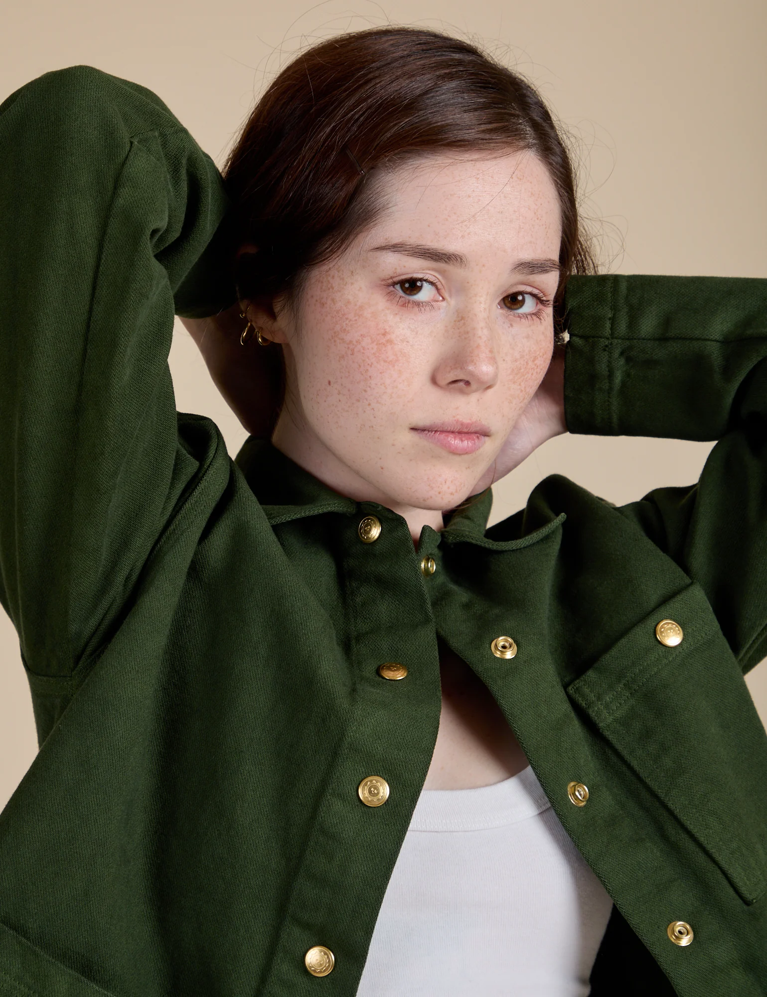 Denim Work Jacket - Evergreen - Image 20