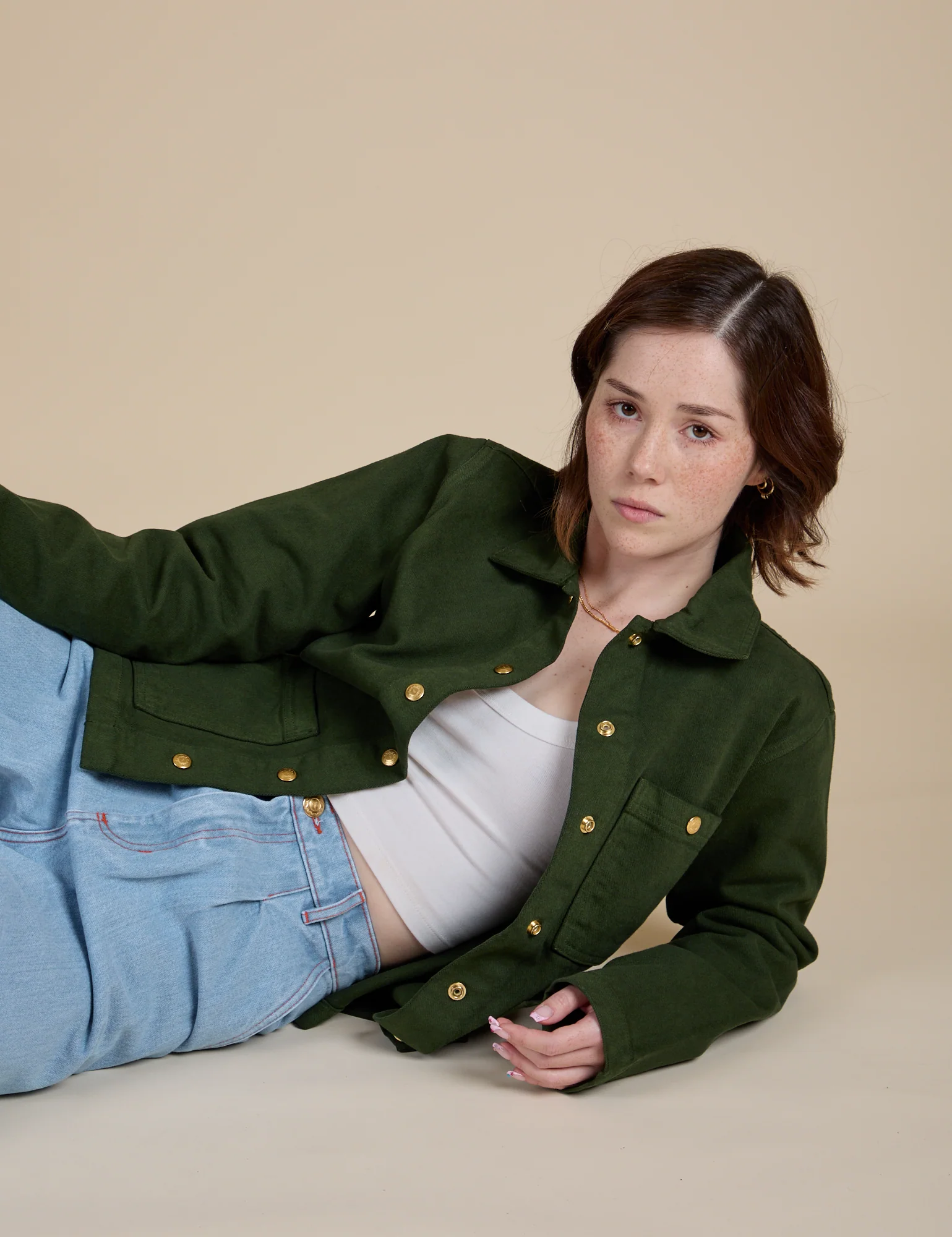 Denim Work Jacket - Evergreen - Image 22