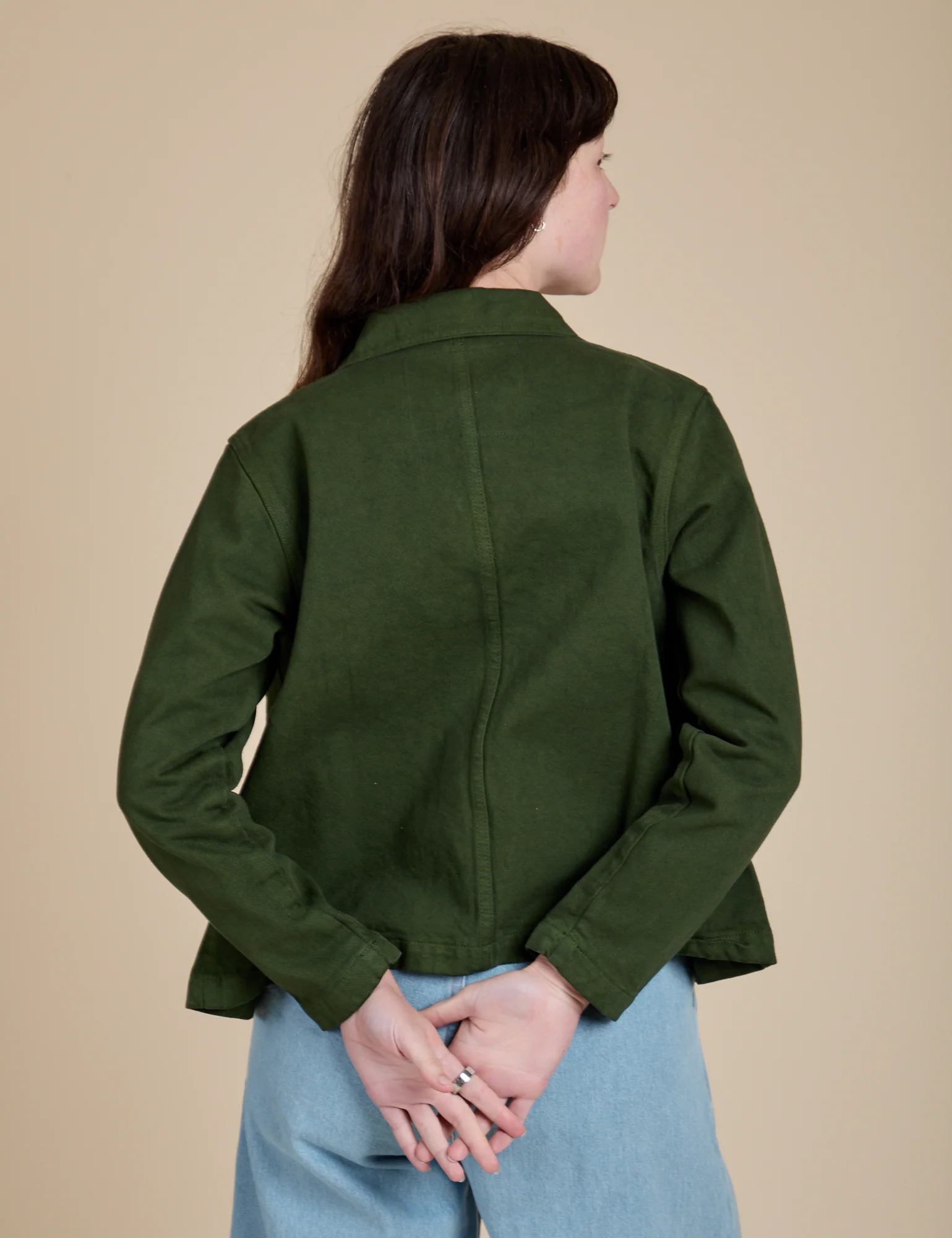 Denim Work Jacket - Evergreen - Image 9