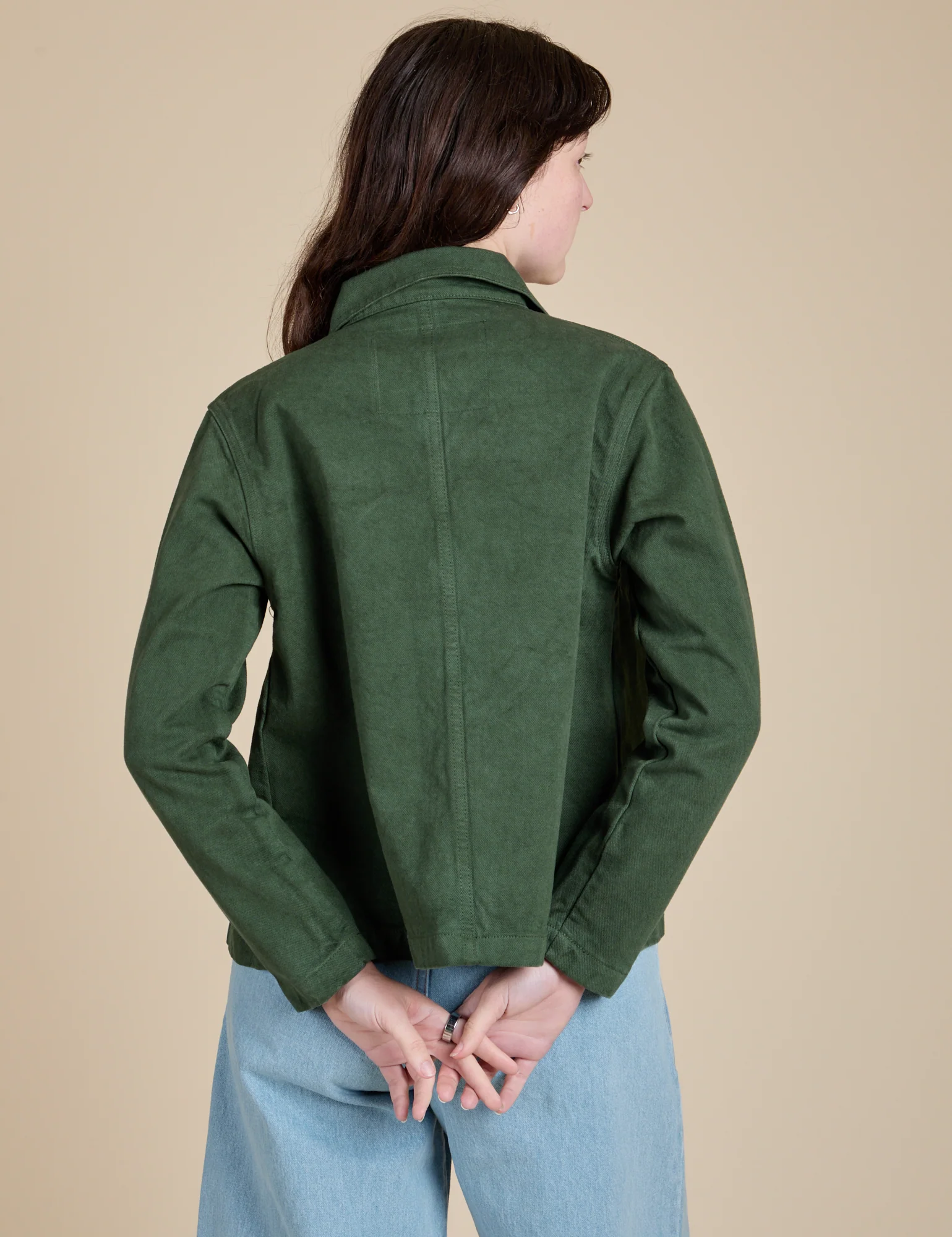 Denim Work Jacket - Swamp Green - Image 7