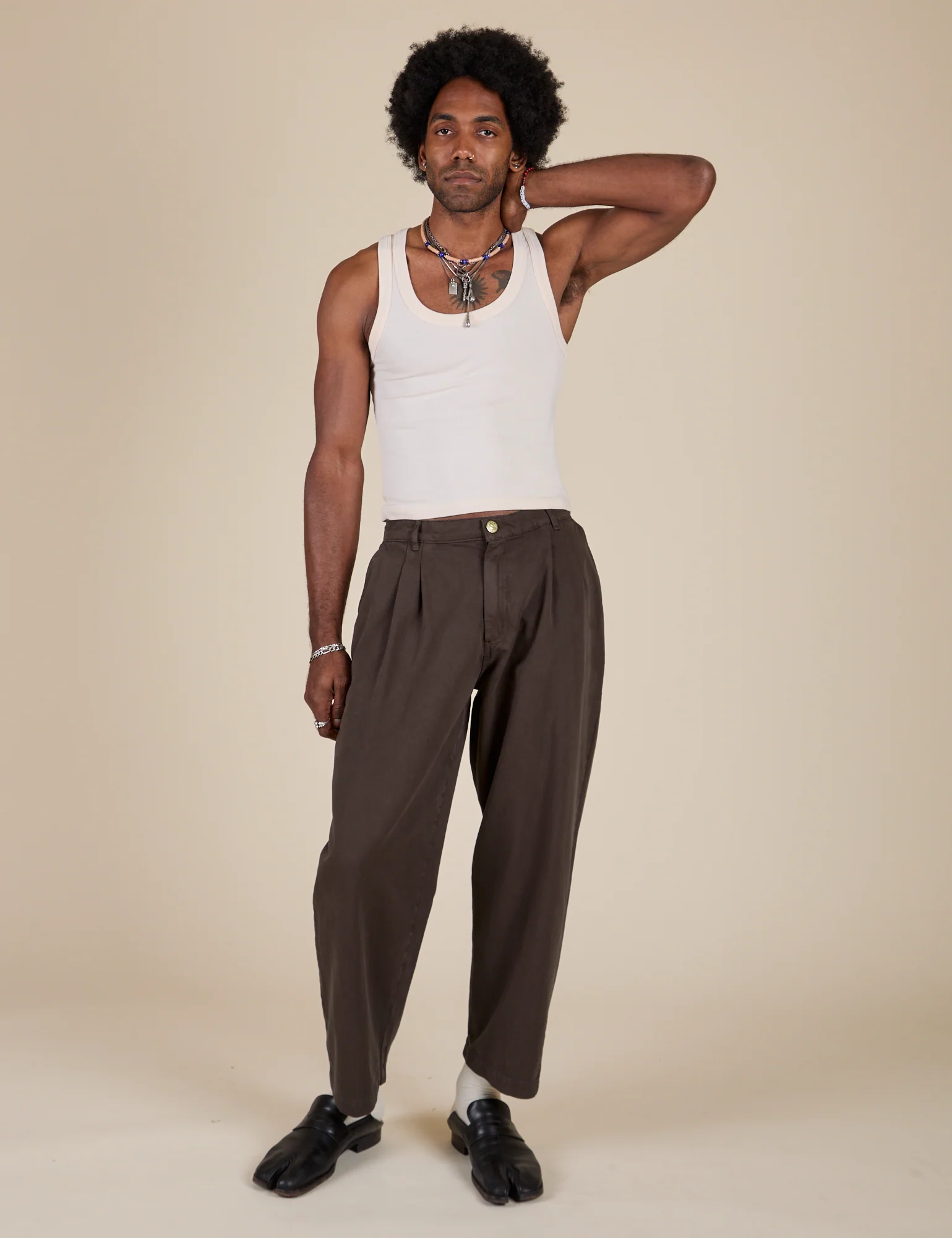 Heavyweight Trousers - Espresso Brown - Image 11