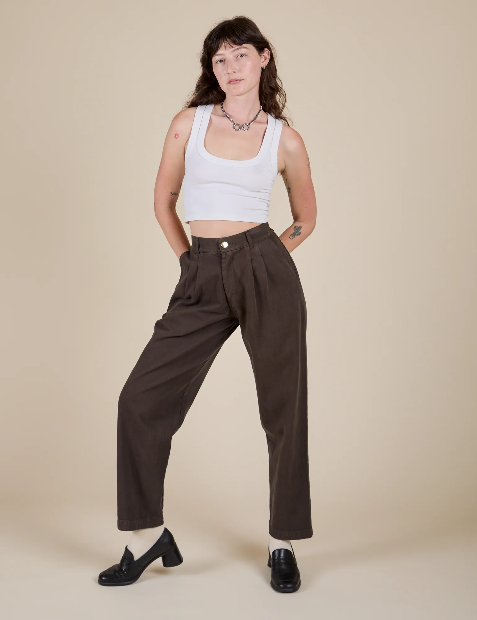 Heavyweight Trousers - Espresso Brown - Image 20