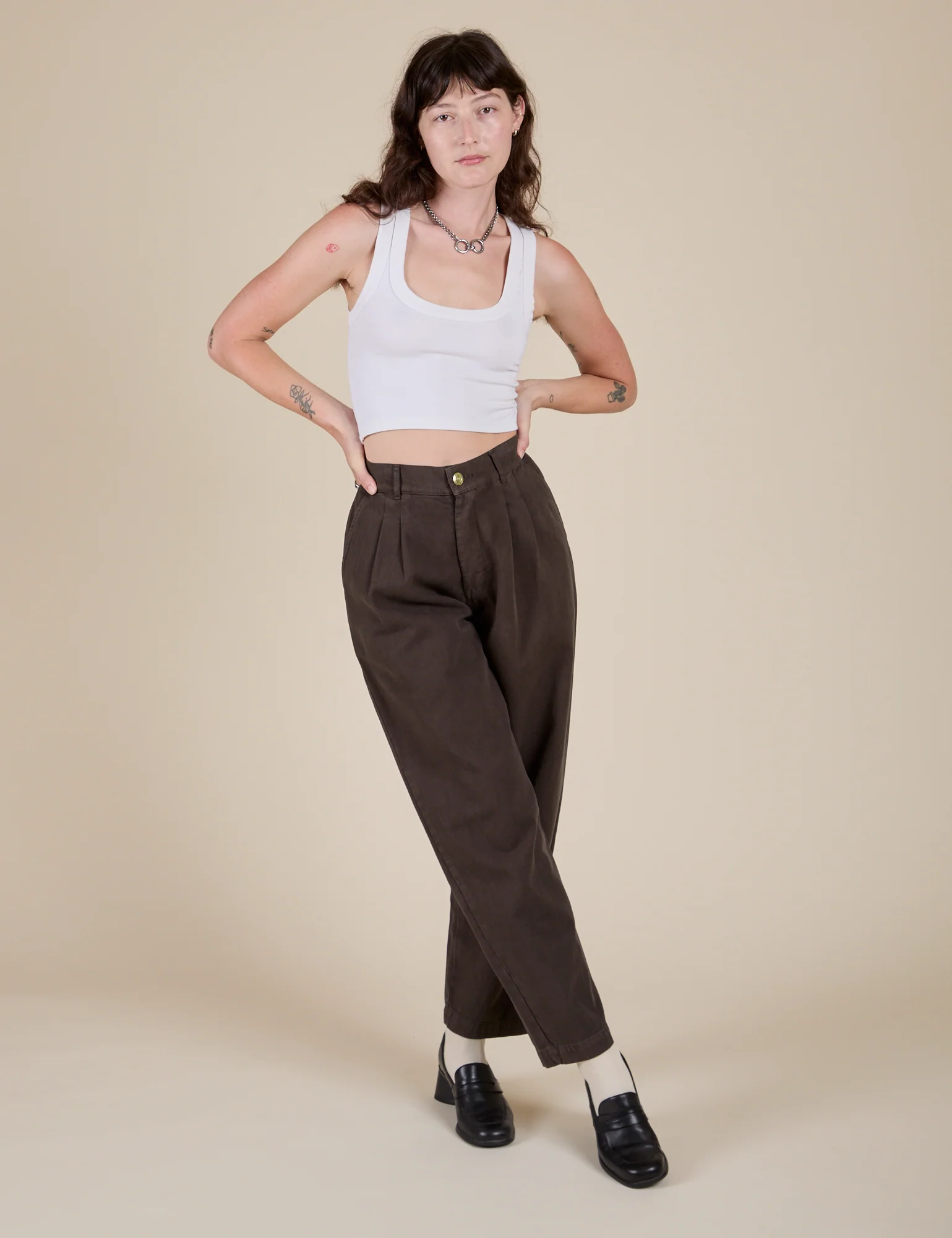 Heavyweight Trousers - Espresso Brown - Image 22