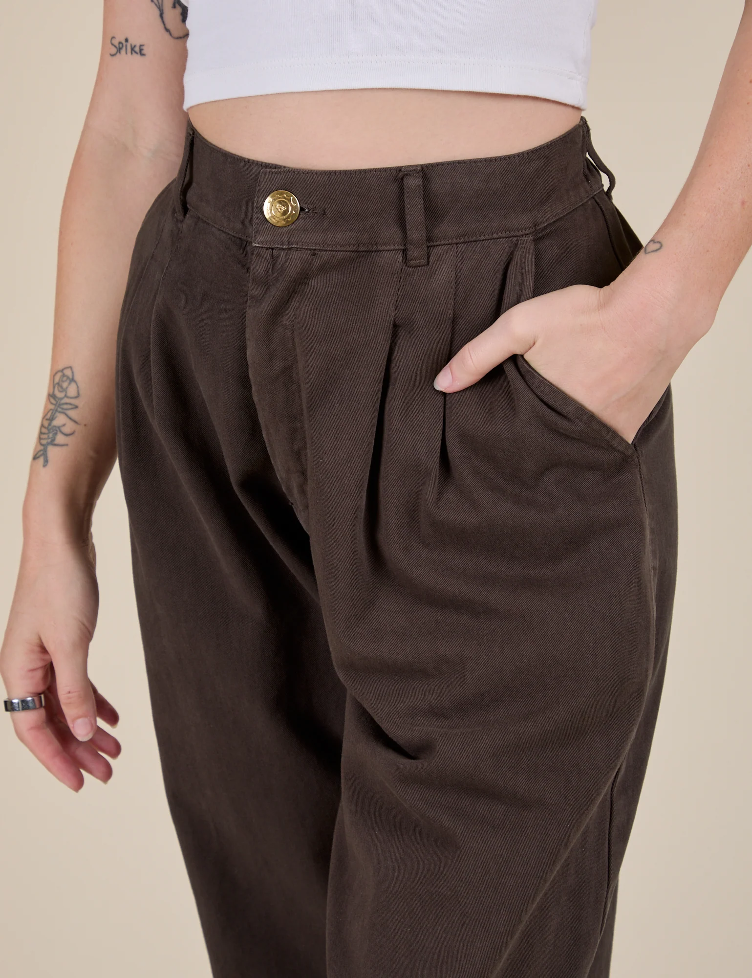 Heavyweight Trousers - Espresso Brown - Image 23